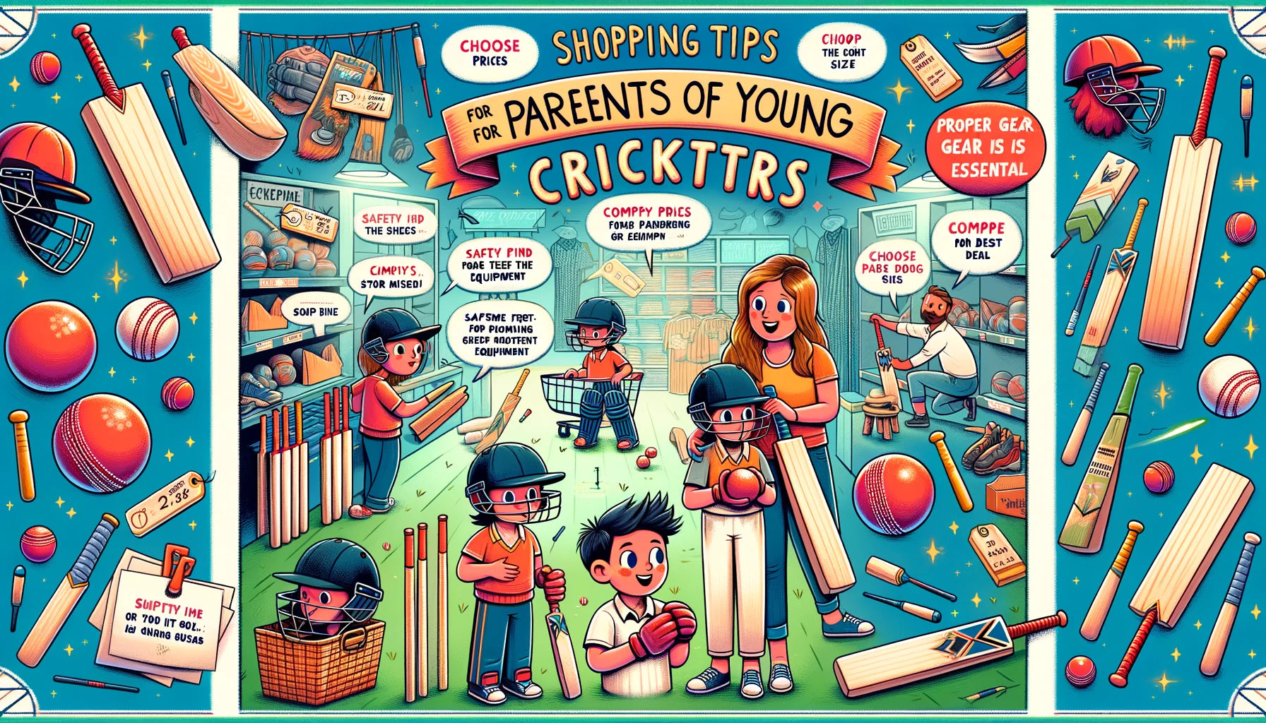 Cricket Online Store: Shopping Tips for Parents of Young Cricketers