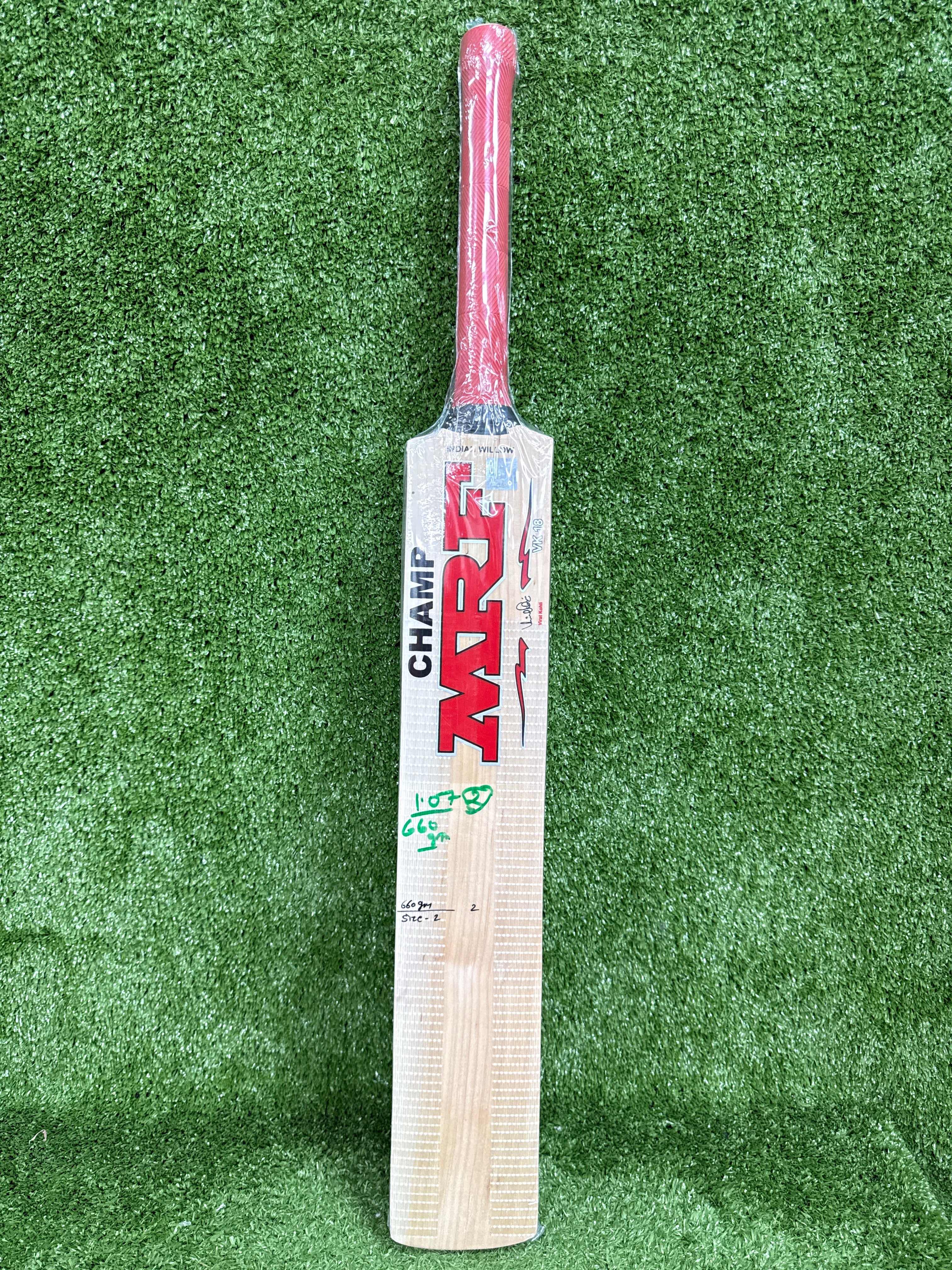 MRF Champ VK18 Junior / Youth Cricket Bat | Virat Kohli Kashmir Willow