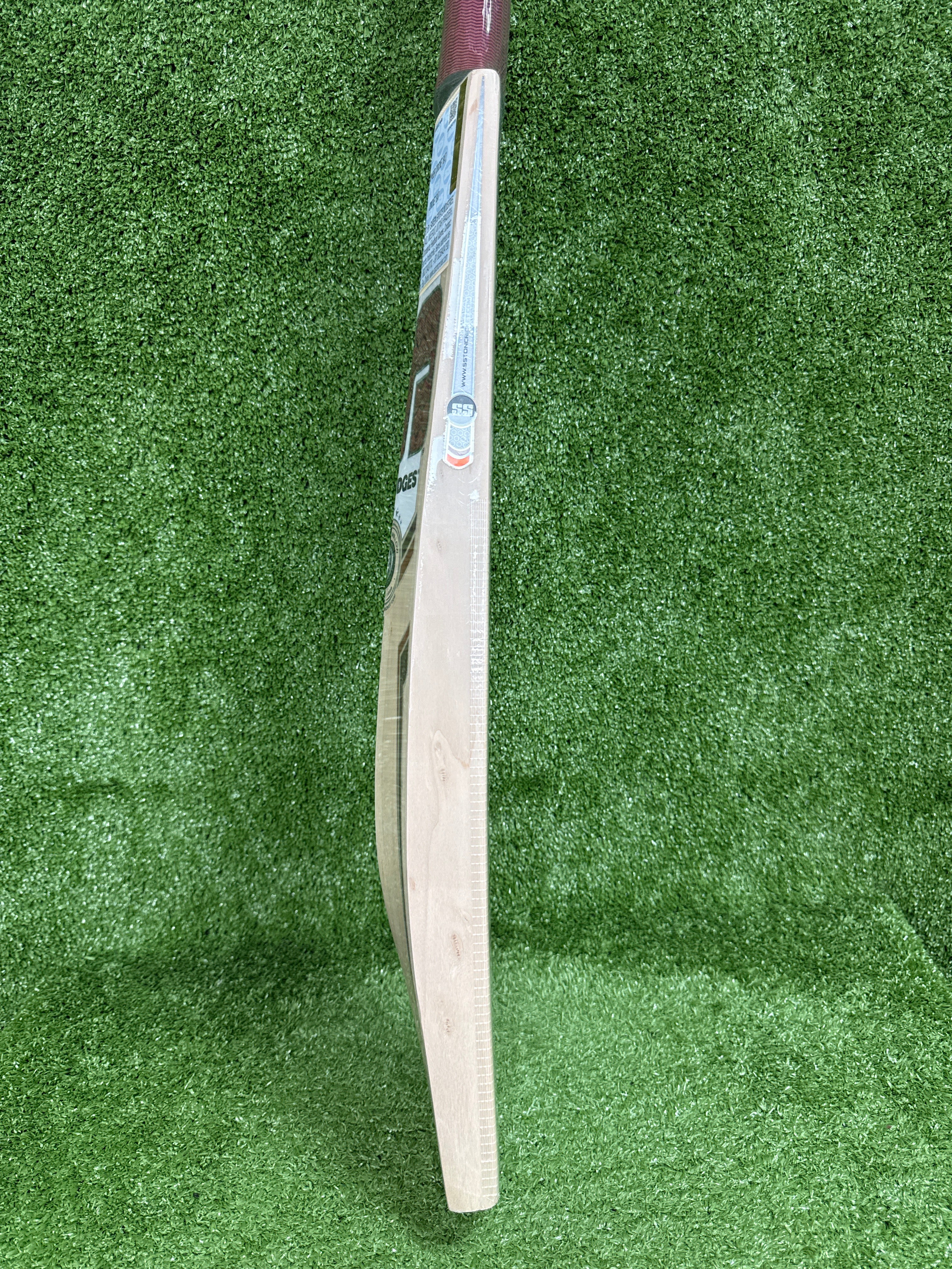 SS Gutsy Kashmir Willow Adult Cricket Bat by SS - back view - TopCricketStore