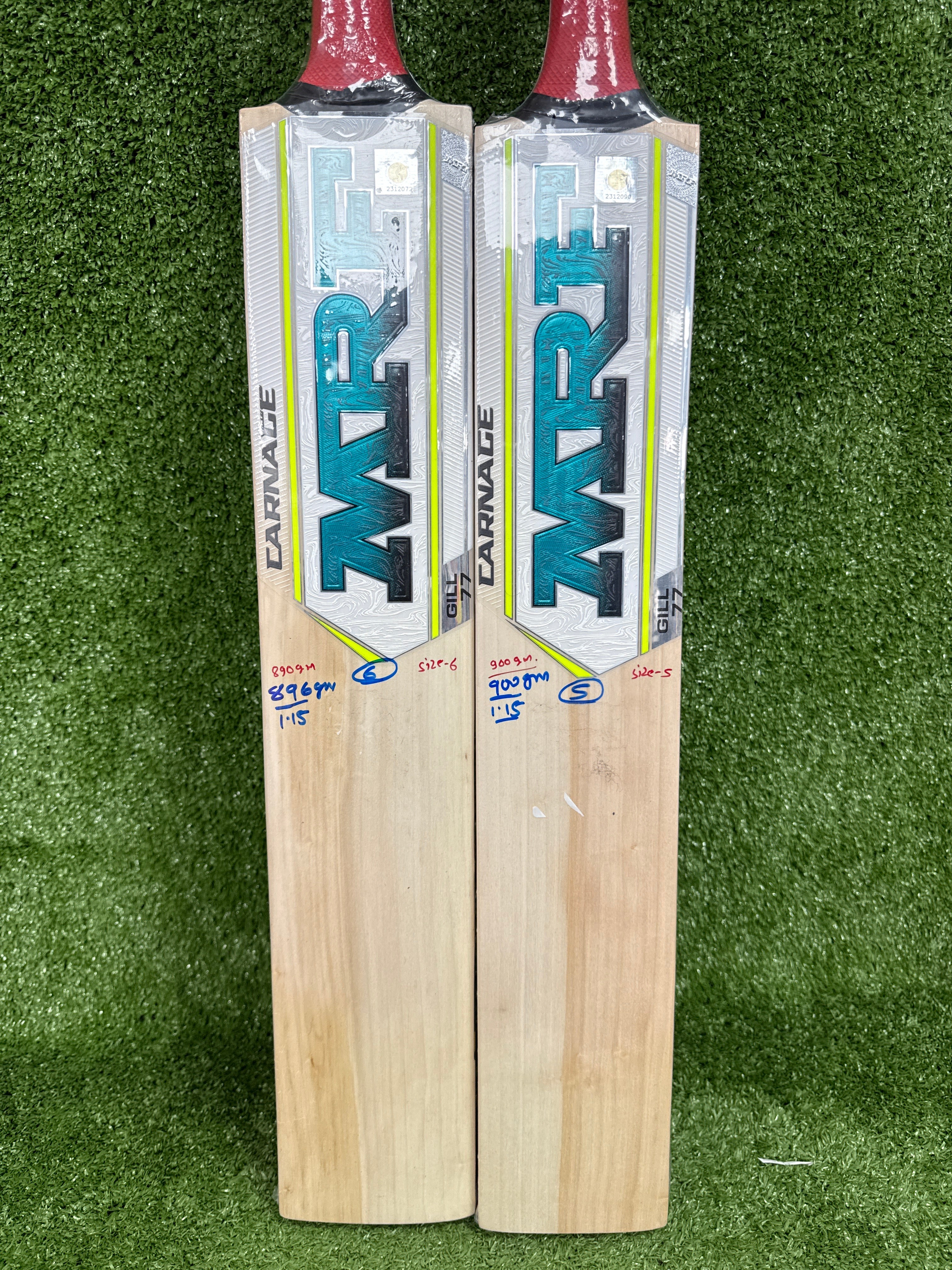 MRF Carnage GILL 77 Junior / Youth English Willow Cricket Bat