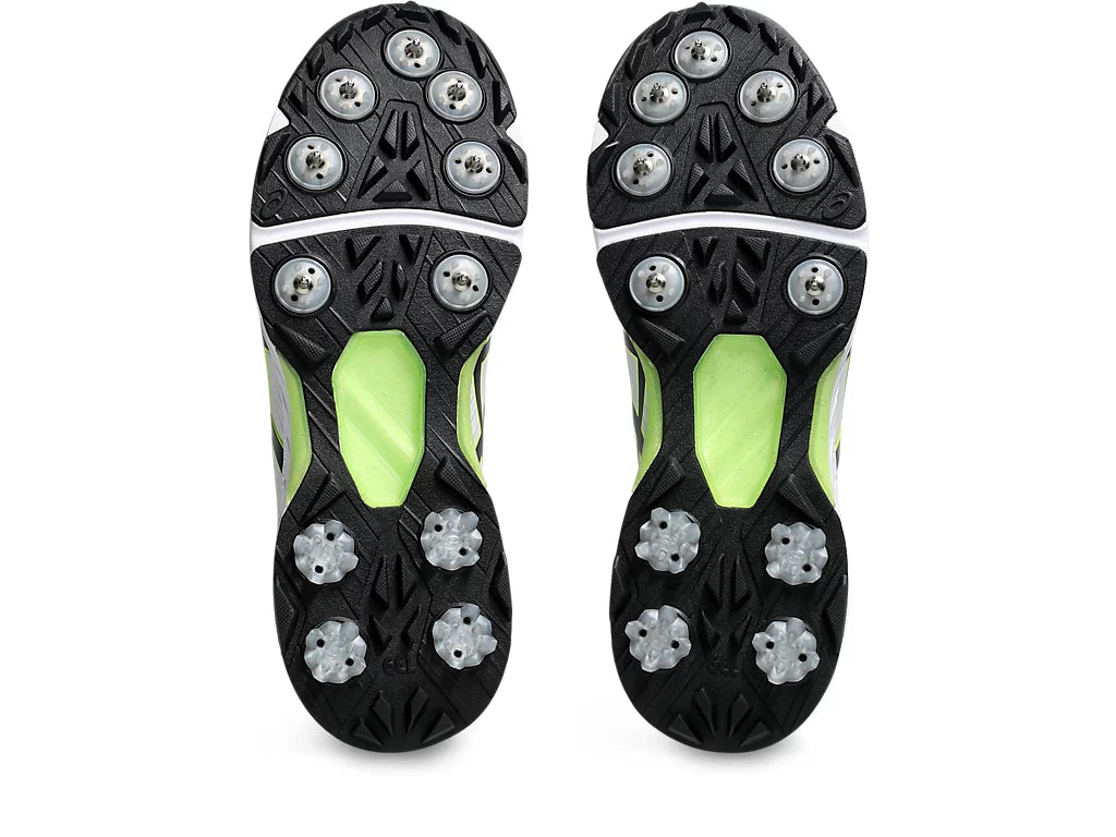 Asics 350 Not Out White / Black Cricket Metal Spike Shoes