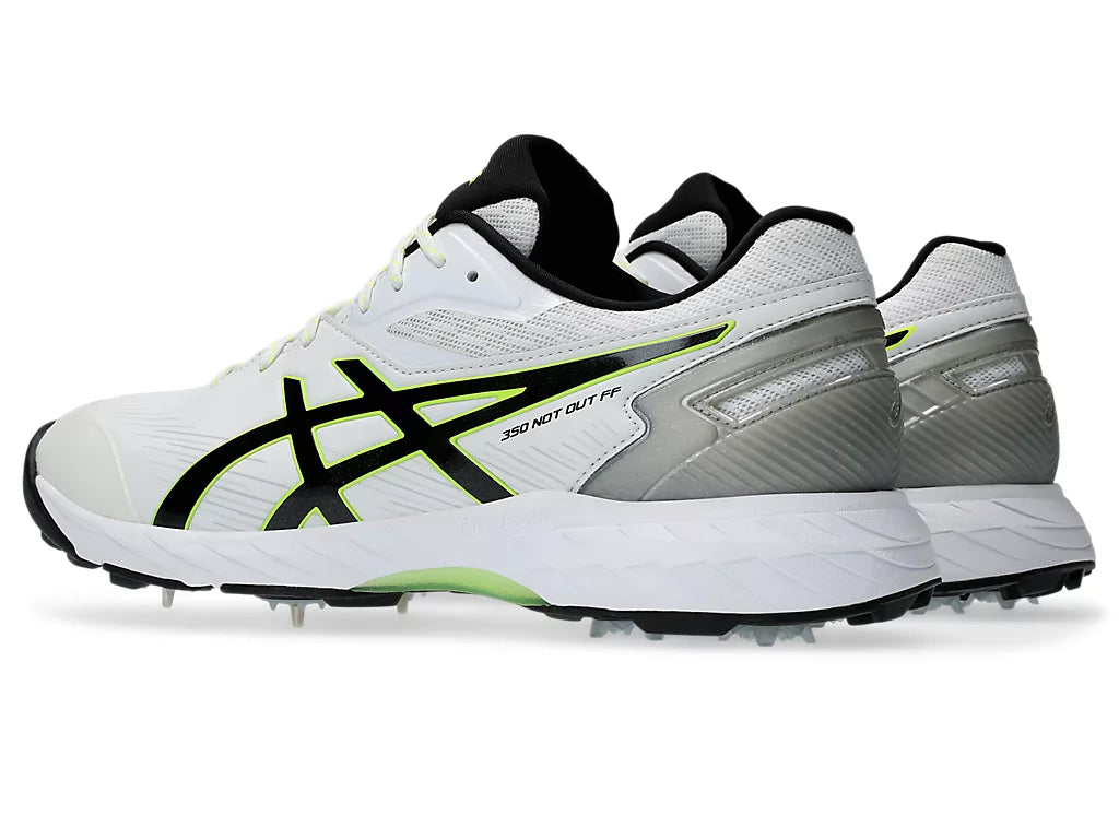 Asics 350 Not Out White / Black Cricket Metal Spike Shoes