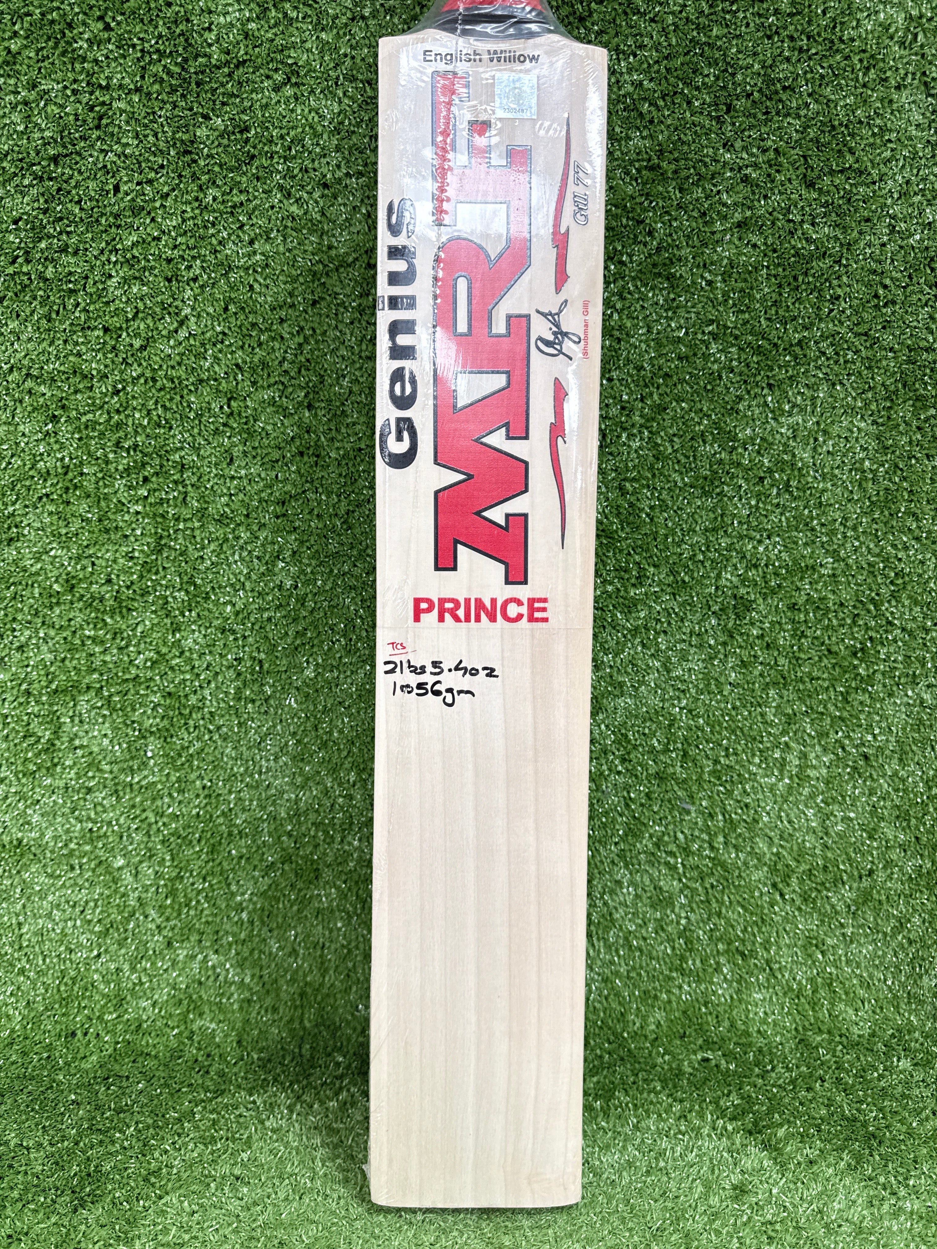 MRF Genius Prince Grade 1 English Willow Cricket Bat – Harrow Size