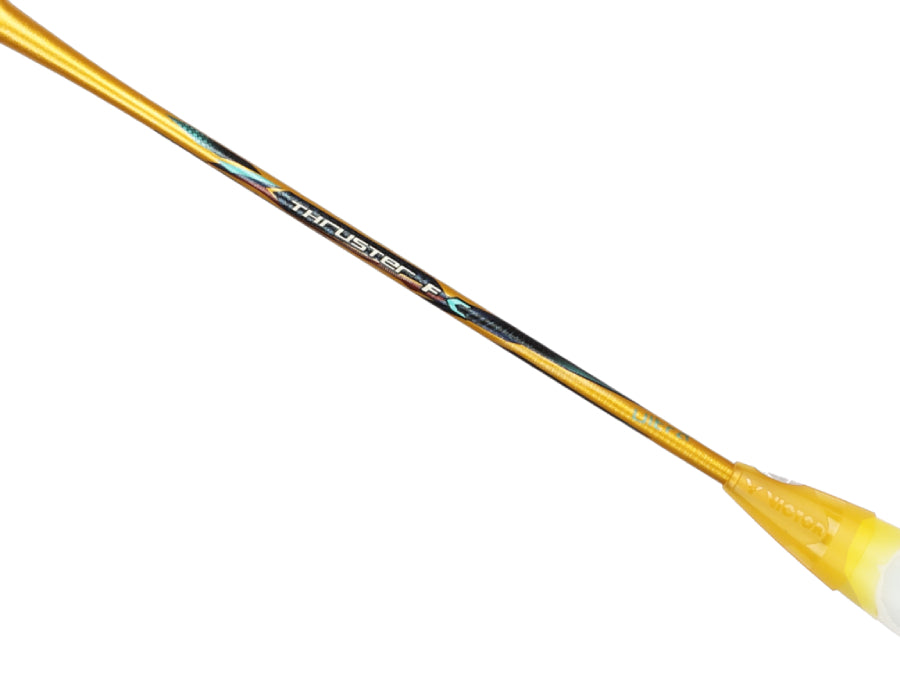 Victor TK-F C ULTRA X Jonatan Christie Badminton Racket - Unstrung by Victor - in-use view - TopCricketStore