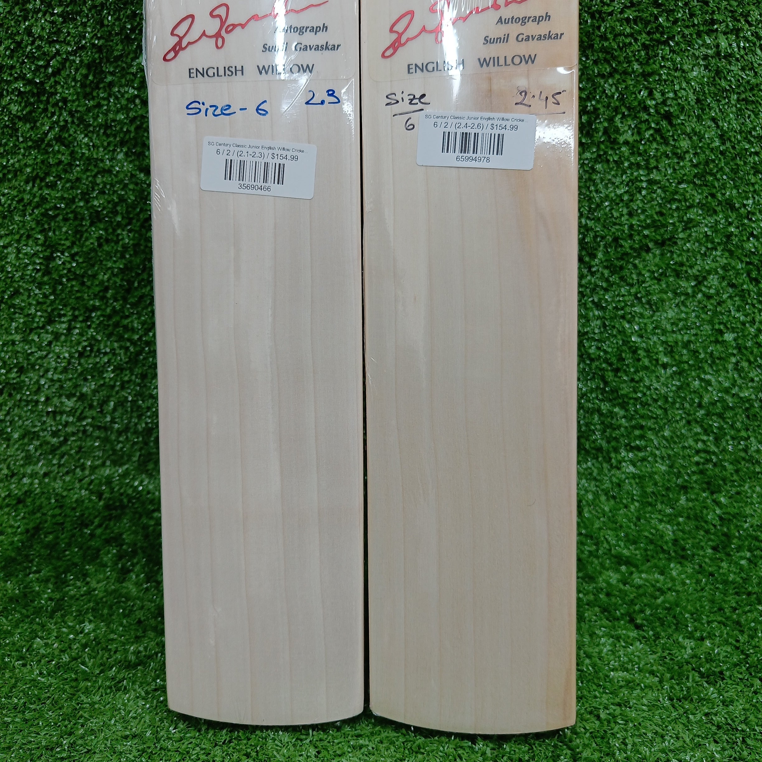 SG Century Classic Junior English Willow Cricket Bat