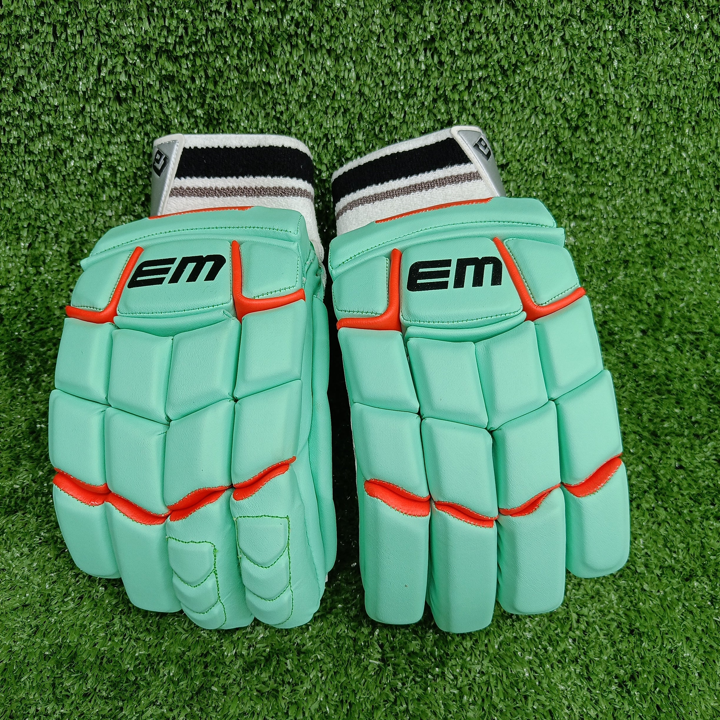 EM GT 1.0 Green Junior / Youth Cricket Batting Gloves