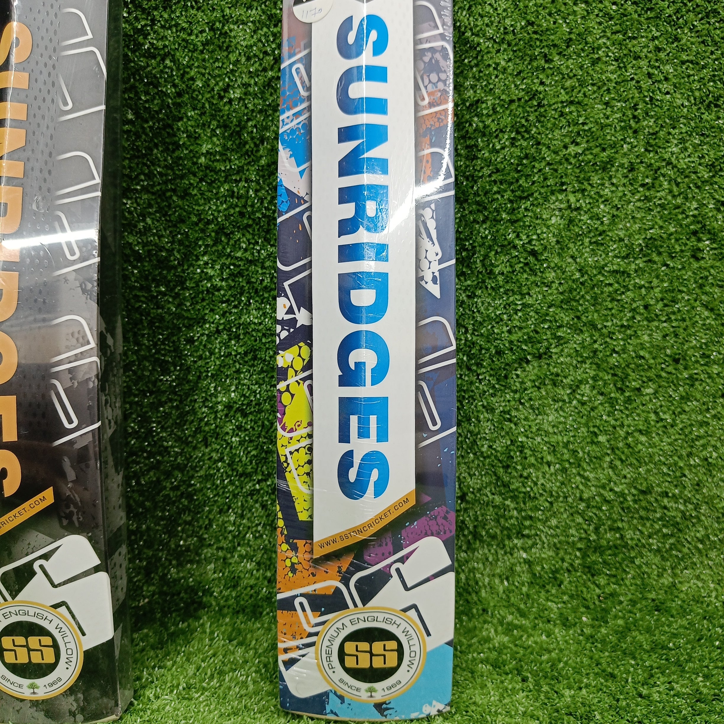SS Sky Black/Blue English Willow Cricket Bat