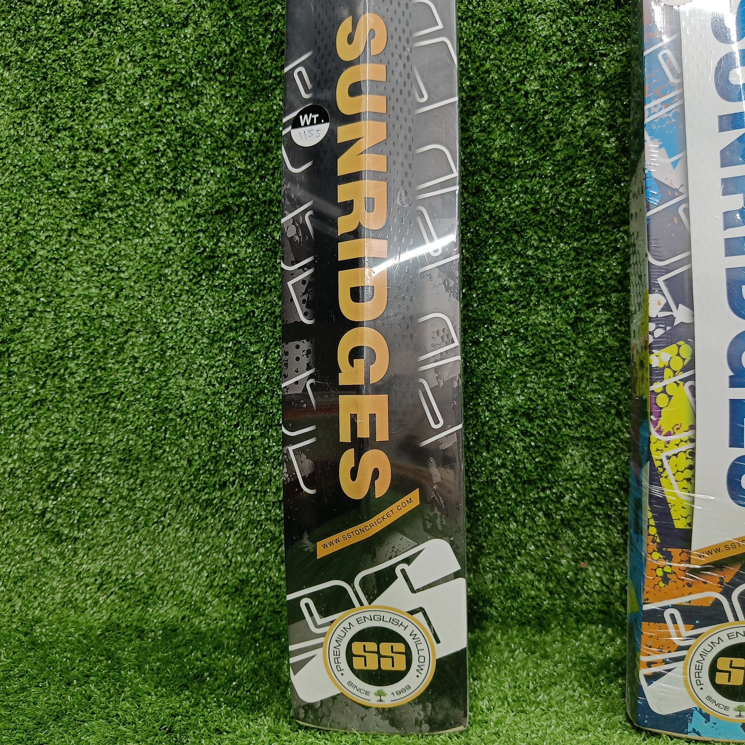 SS Sky Black/Blue English Willow Cricket Bat