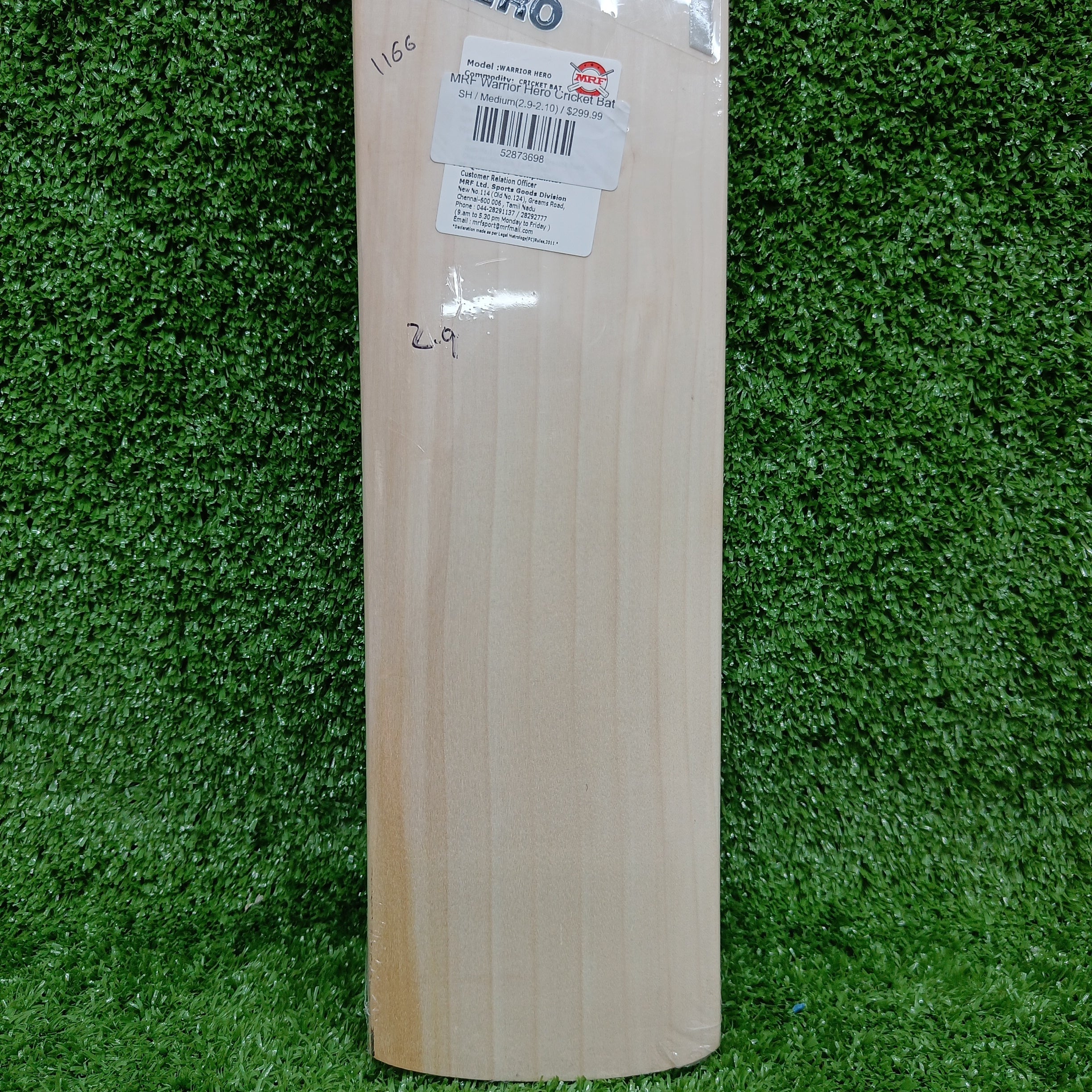 MRF Warrior Hero Cricket Bat