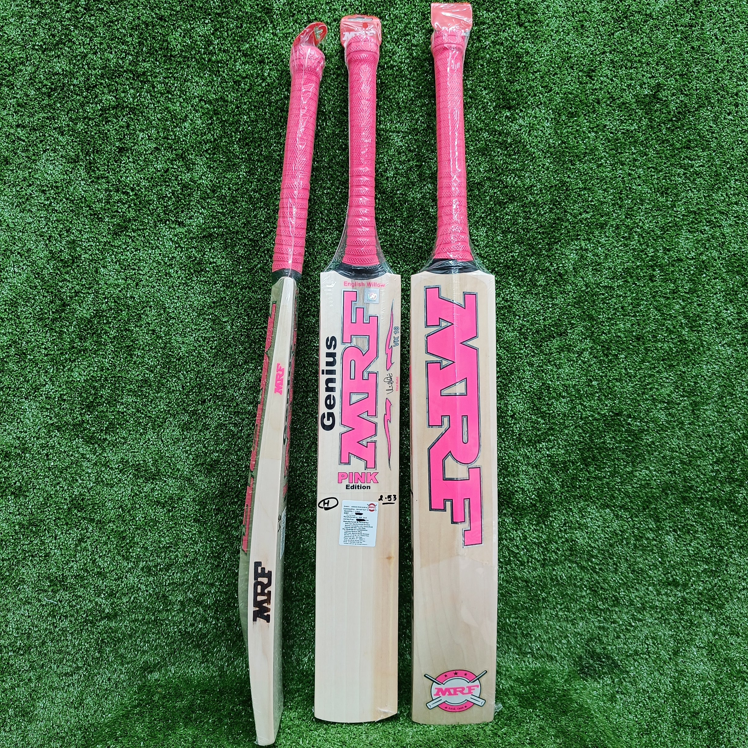 MRF Pink Edition Junior / Youth English Willow Cricket Bat
