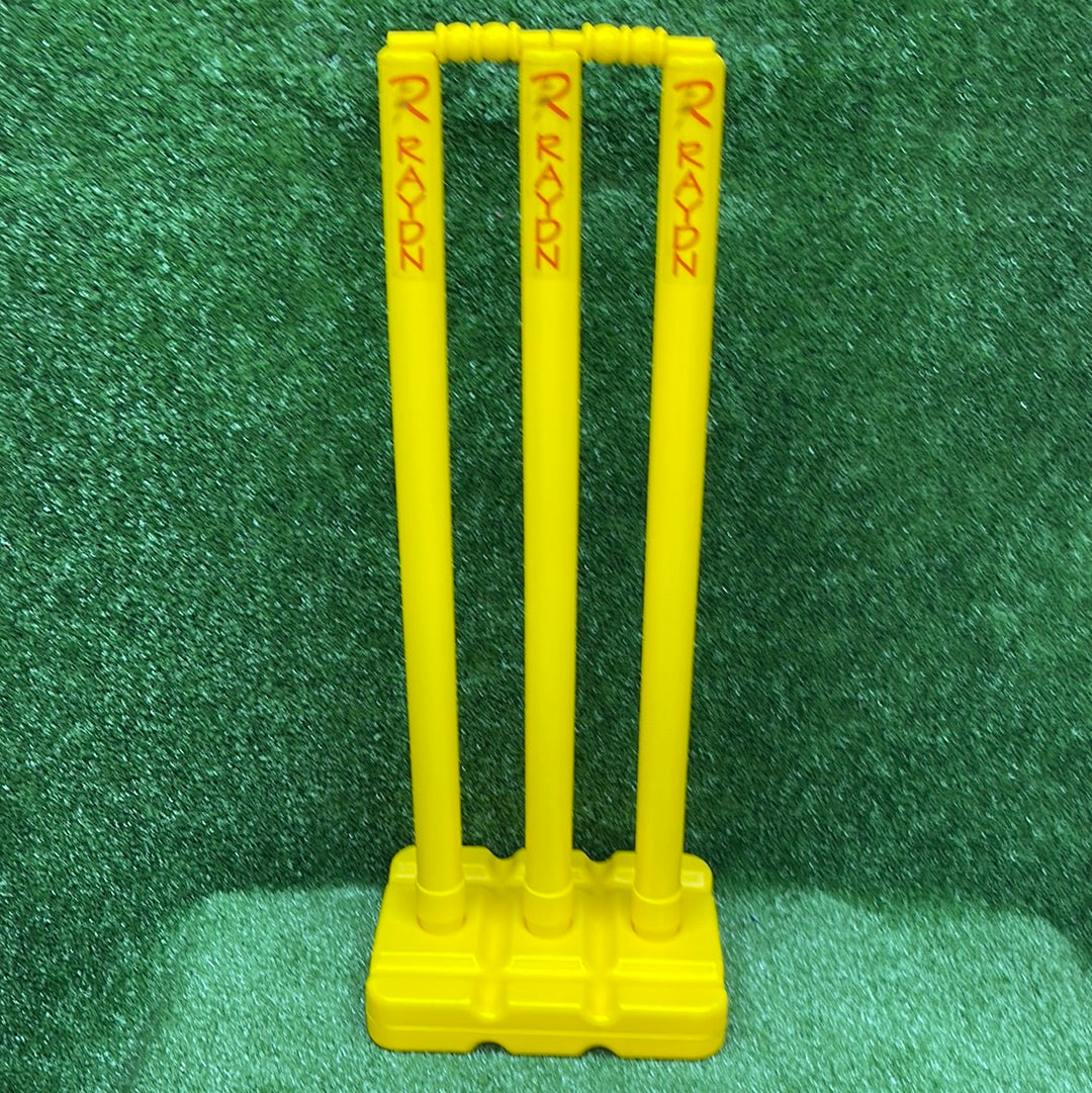 Raydn Cricket Plastic Stumps with Plastic Base