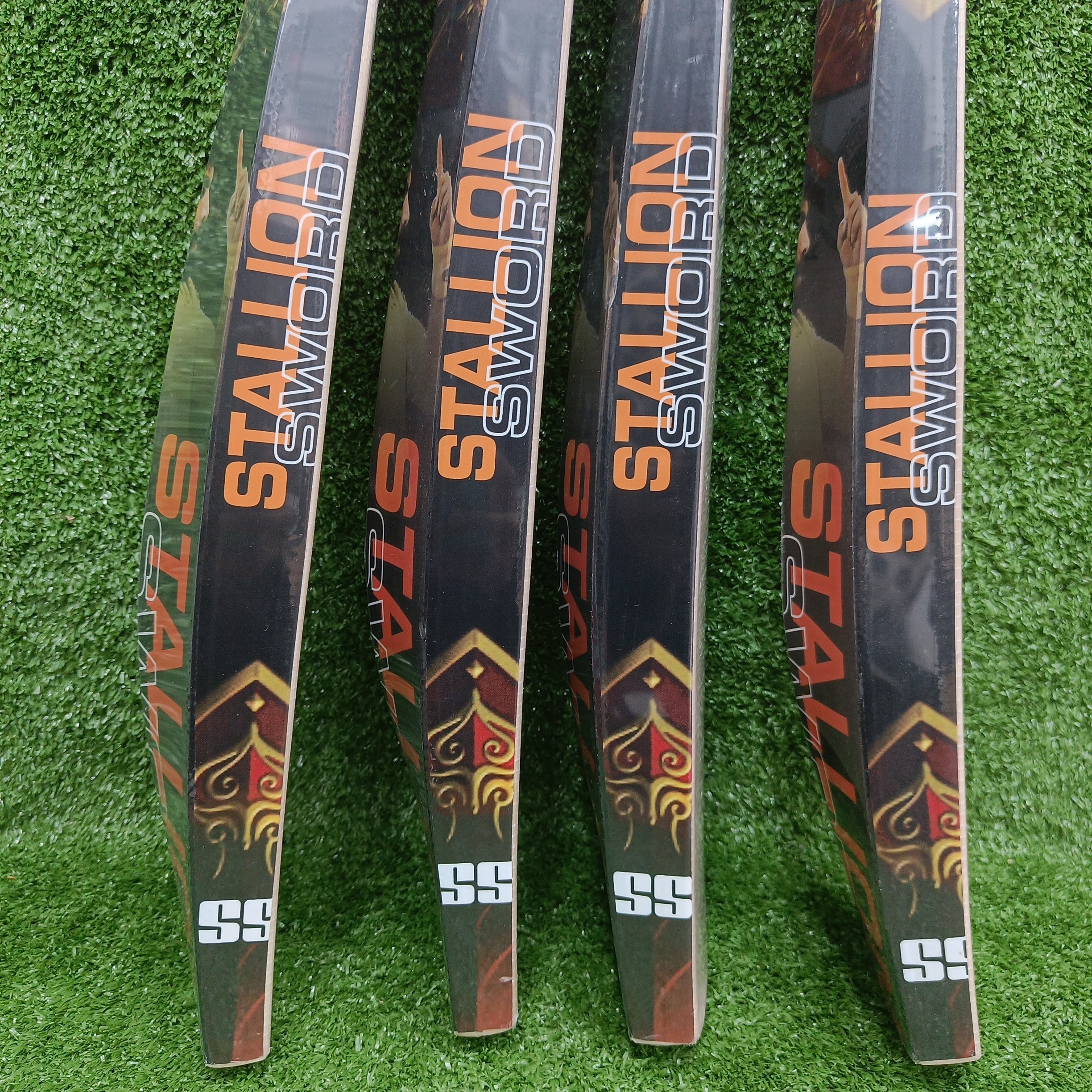 SS Stallion Sword FULL STICKERED English Willow Cricket Bat