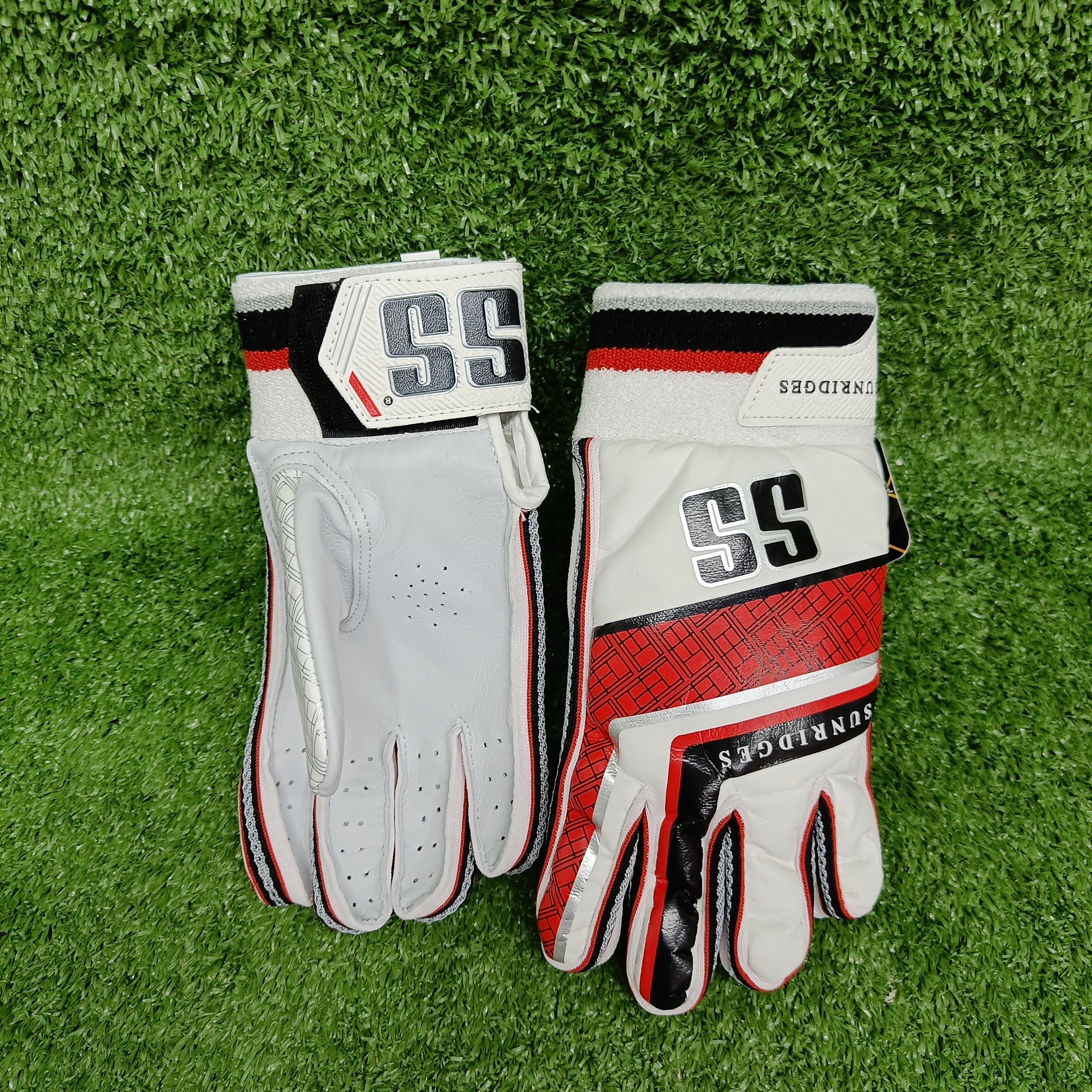 SS Indoor Adult Tennis Ball Cricket Batting Gloves (Ambidextrous)