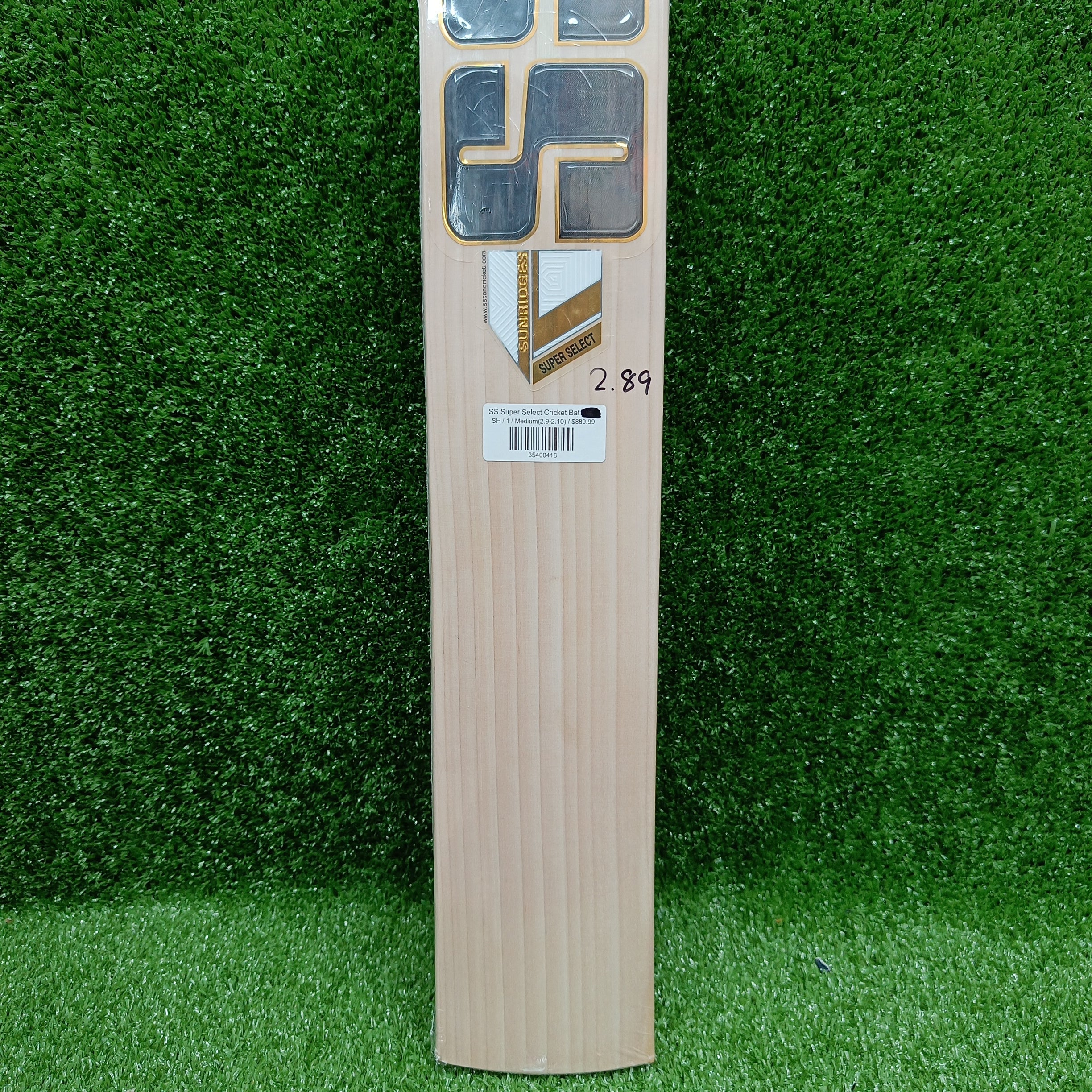 SS Super Select Cricket Bat by SS - side view - TopCricketStore