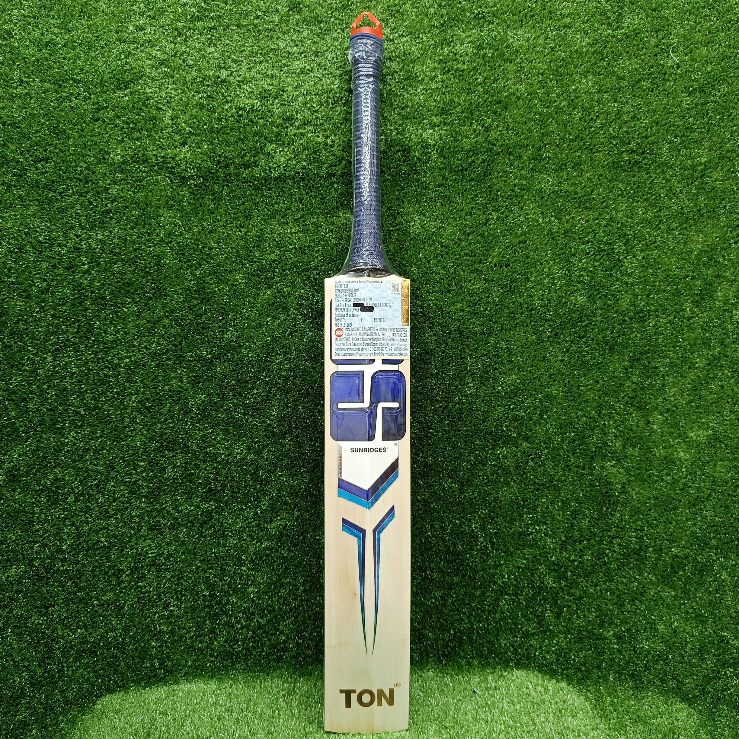 SS Sky Flicker Youth Harrow English Willow Cricket Bat by SS - view 10 - TopCricketStore