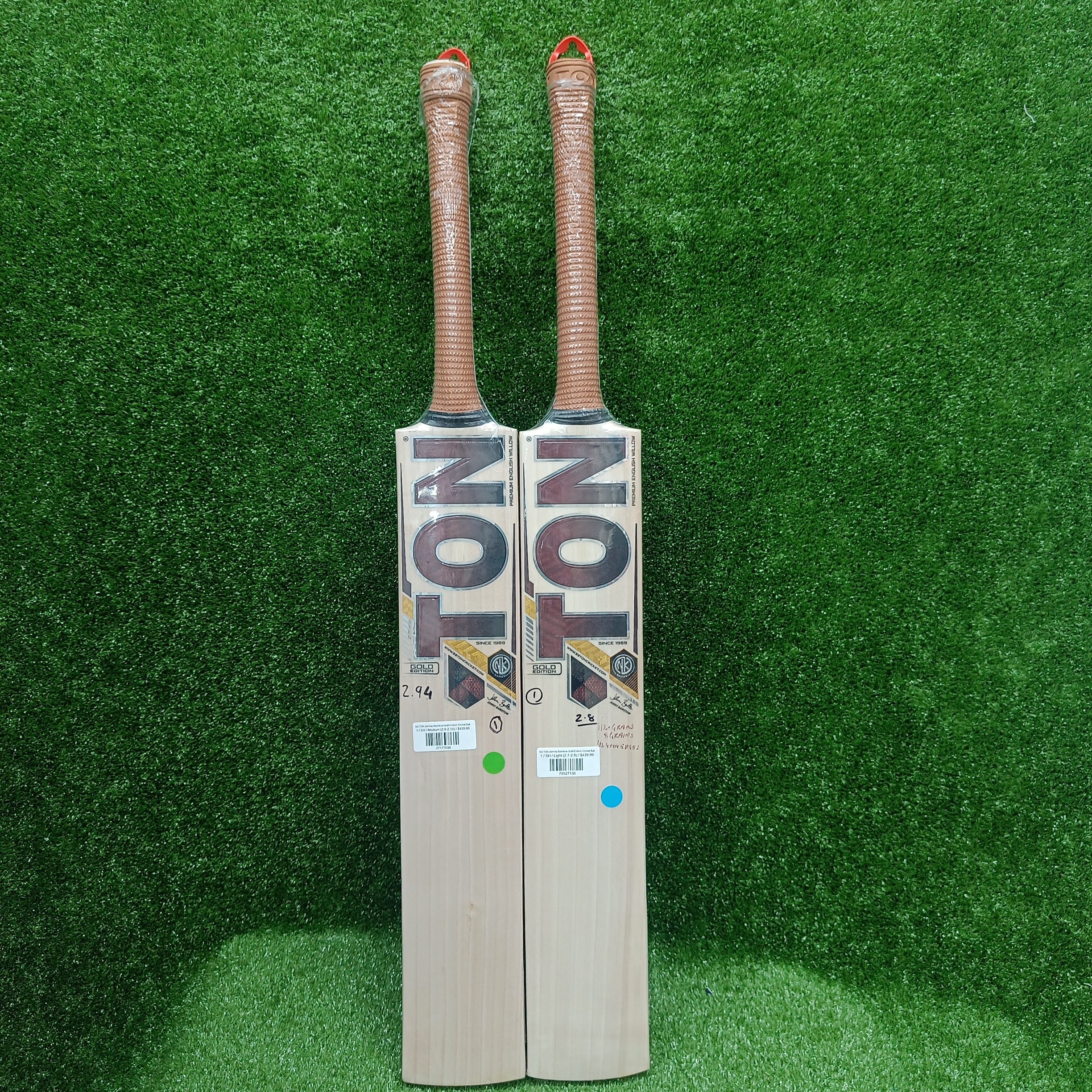 SS TON Johnny Bairstow Gold Edition Cricket Bat
