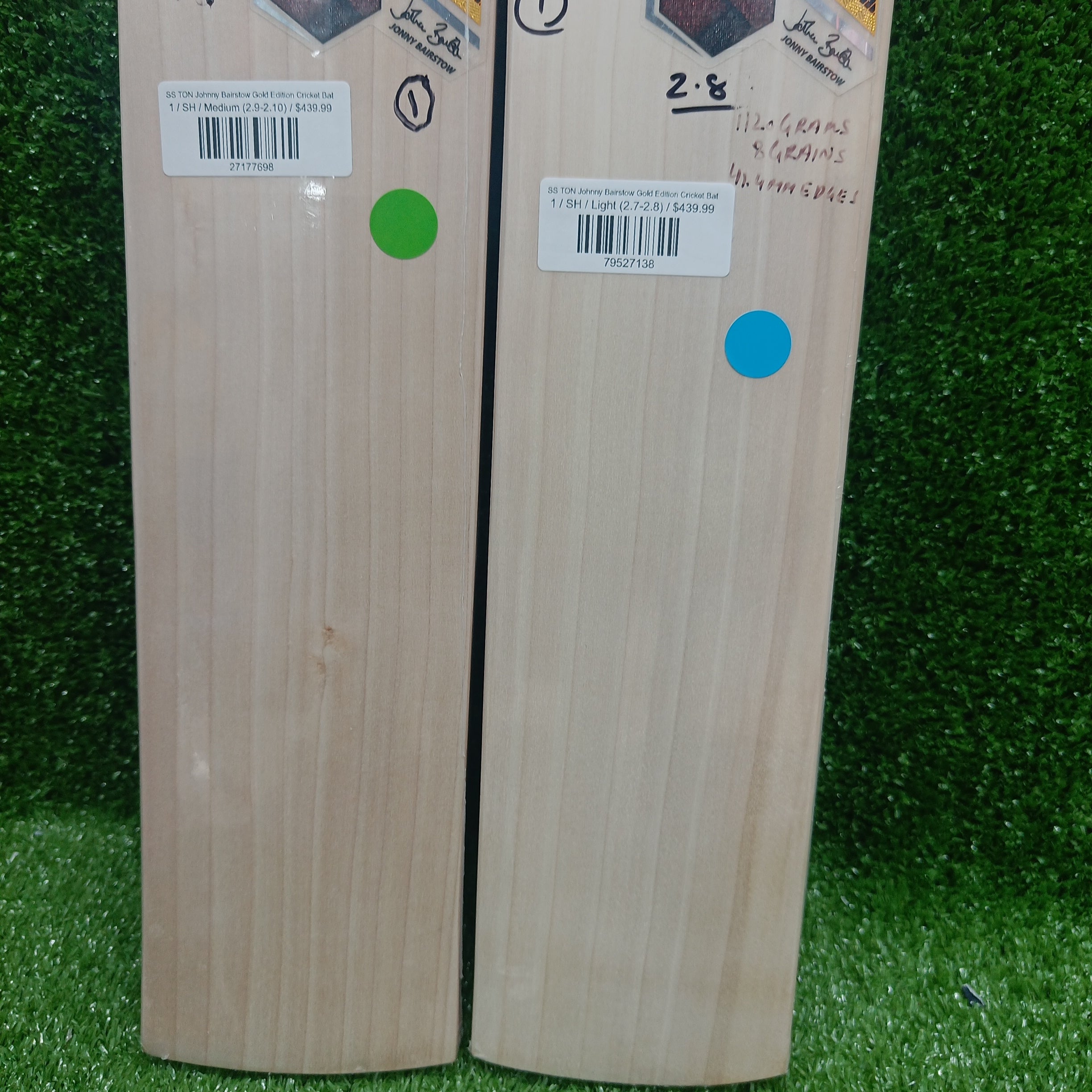 SS TON Johnny Bairstow Gold Edition Cricket Bat
