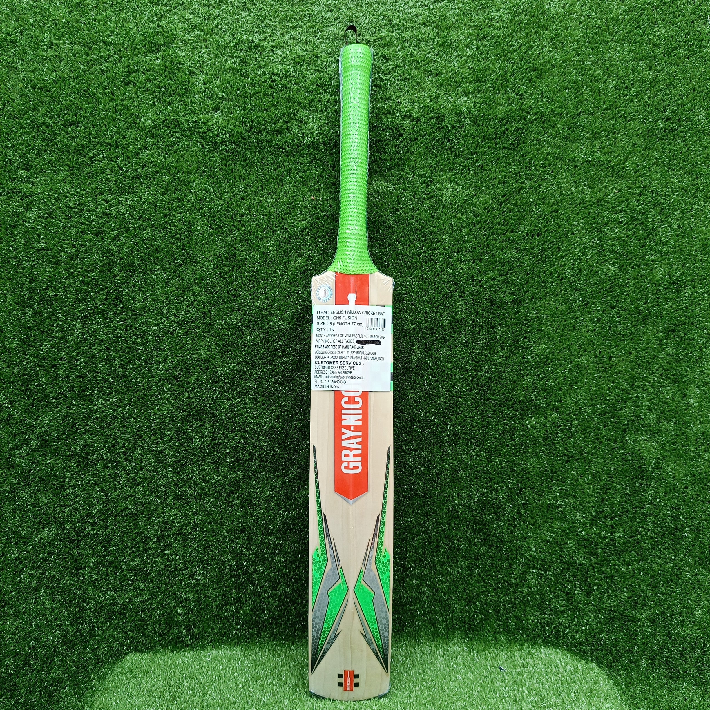 Gray-Nicolls 5 Fusion Junior / Youth English Willow Cricket Bat