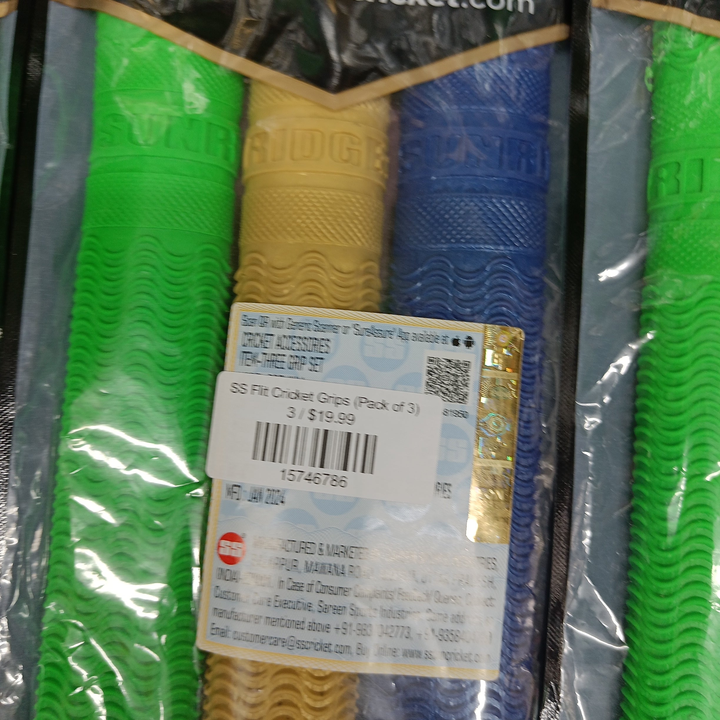 SS Flit Cricket Grips (Pack of 3) by SS - view 7 - TopCricketStore