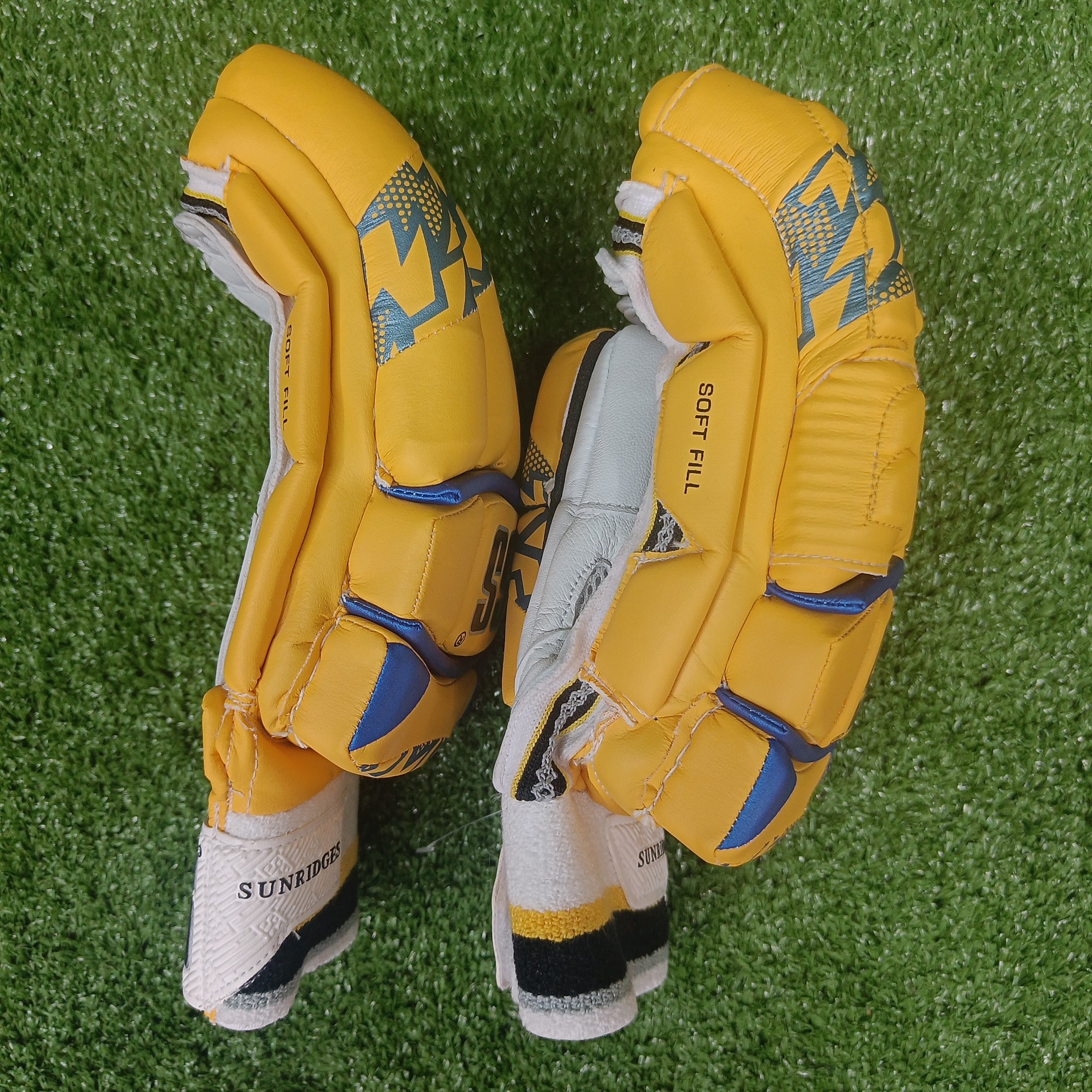 SS Super Test Chennai Super King IPL Cricket Batting Gloves 3