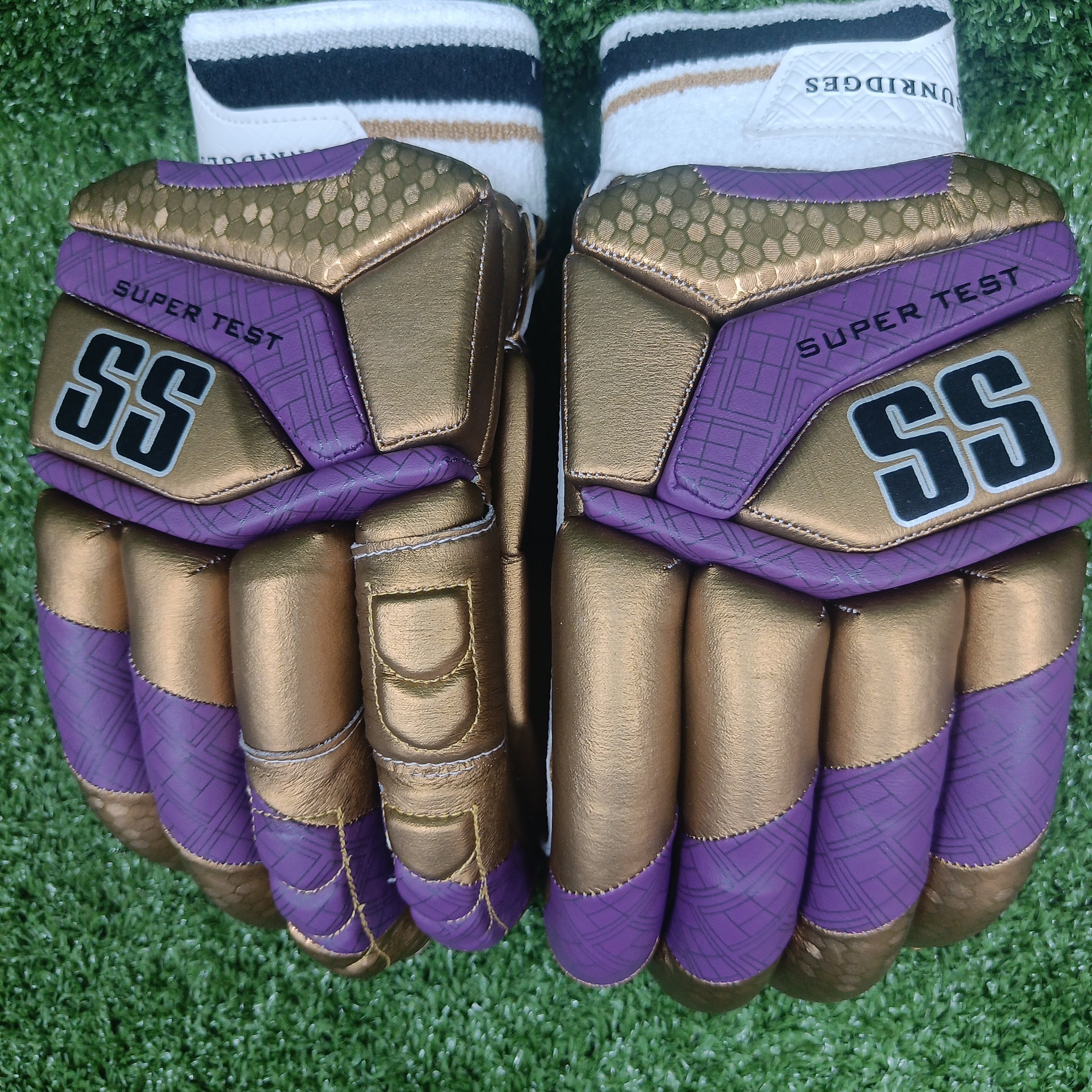 SS Super Test Kolkata Knight Riders IPL Cricket Batting Gloves 1