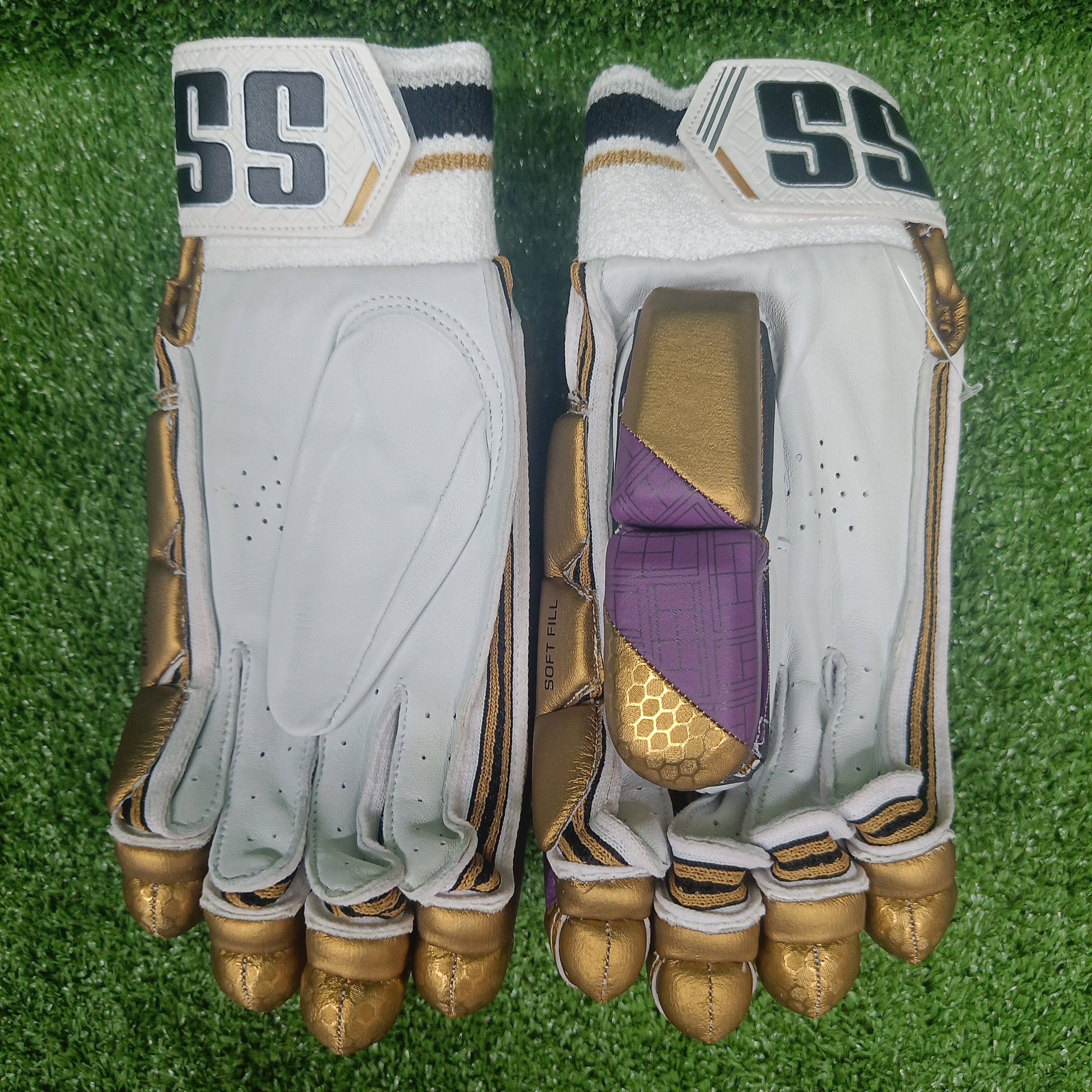 SS Super Test Kolkata Knight Riders IPL Cricket Batting Gloves 2