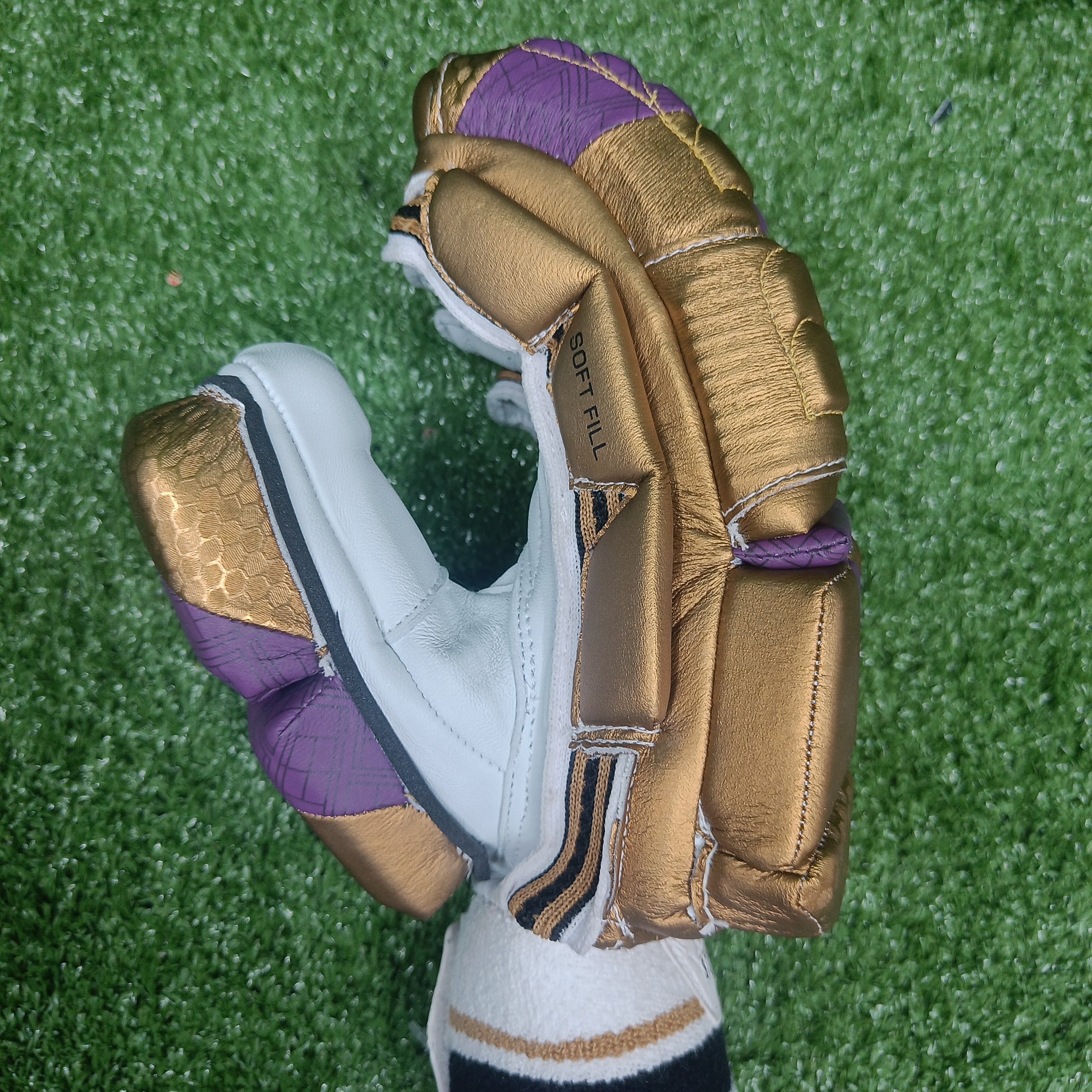 SS Super Test Kolkata Knight Riders IPL Cricket Batting Gloves 3