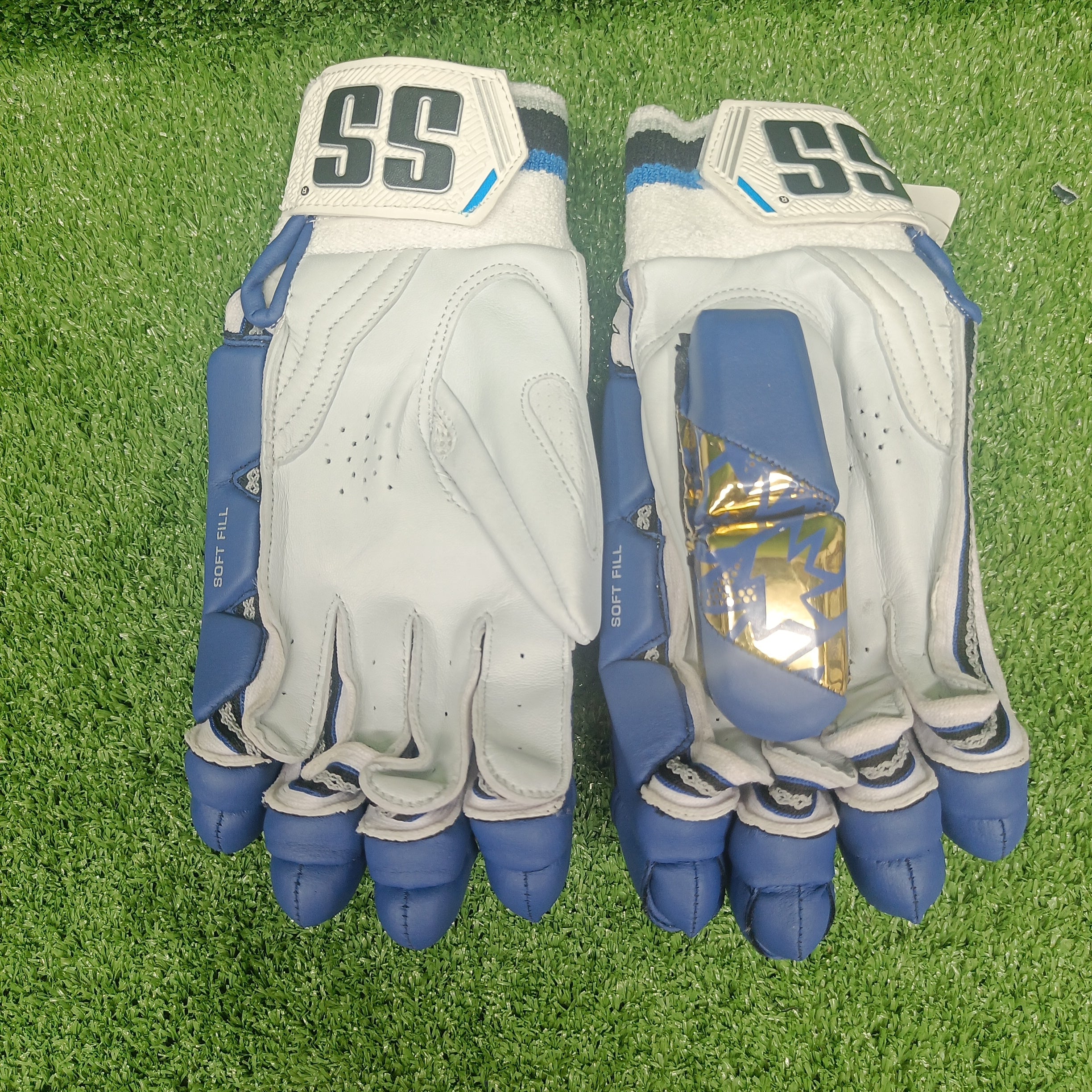 SS Super Test Mumbai Indians IPL Cricket Batting Gloves 2
