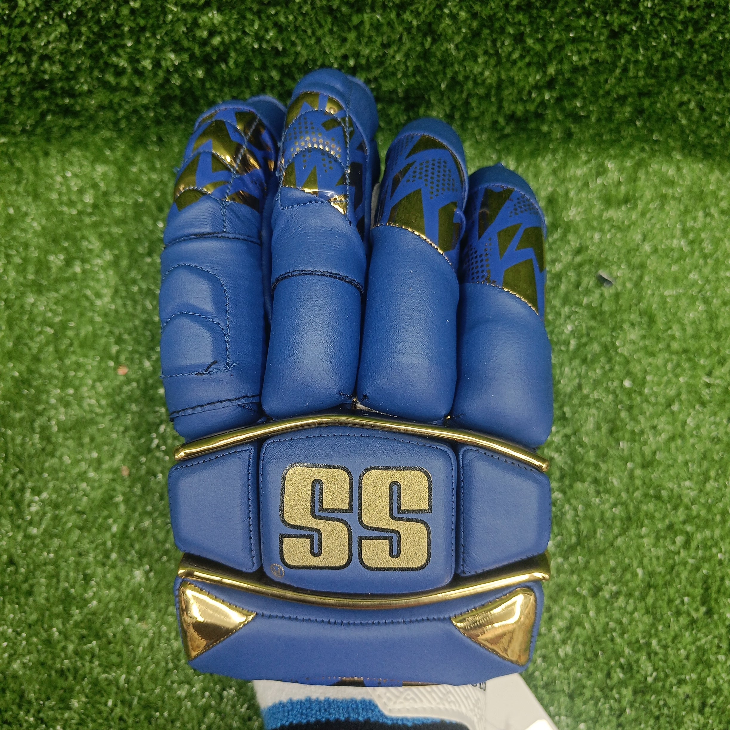 SS Super Test Mumbai Indians IPL Cricket Batting Gloves 5