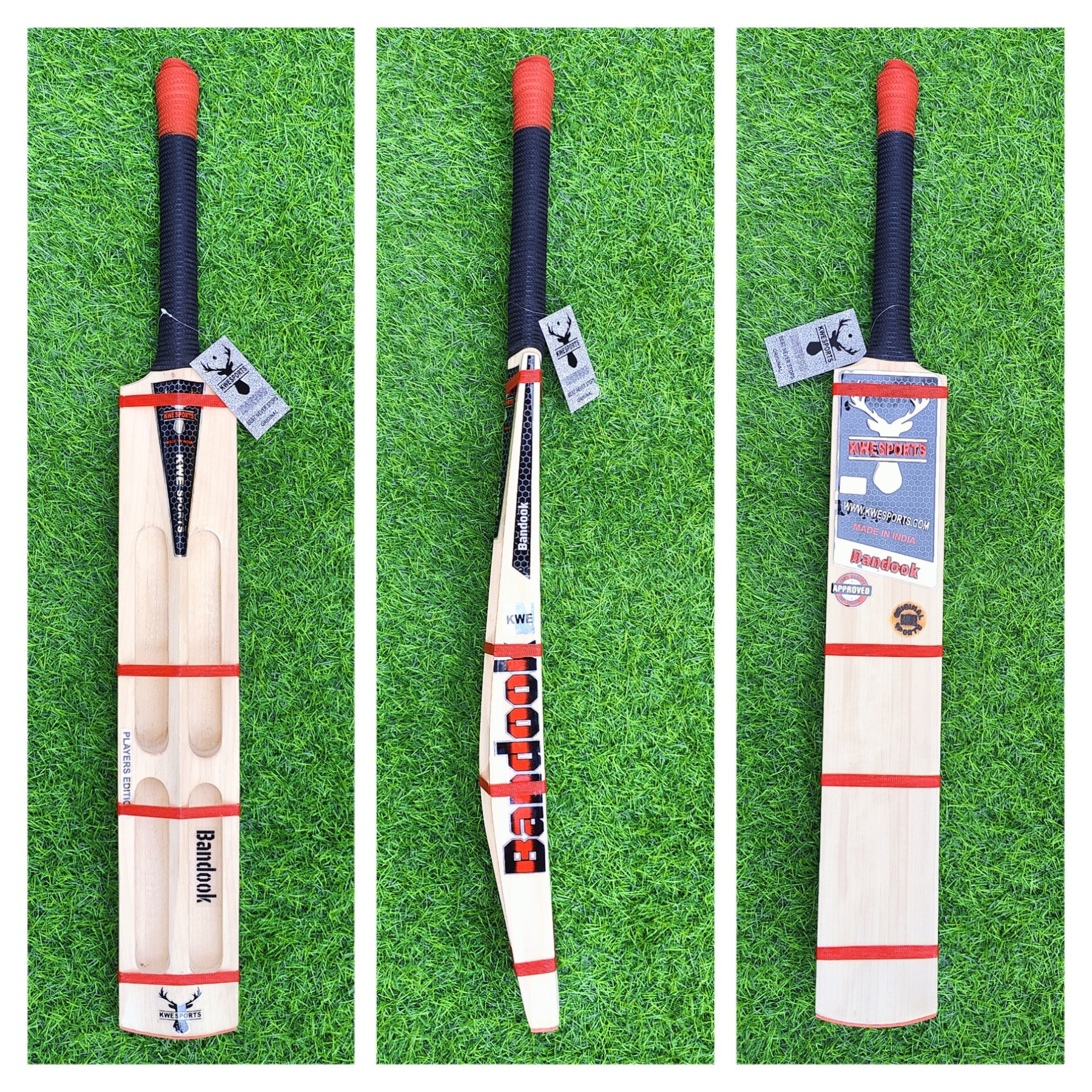 Bandook Player Edition Scoop Cut Kashmir Willow Hard Tennis Bat