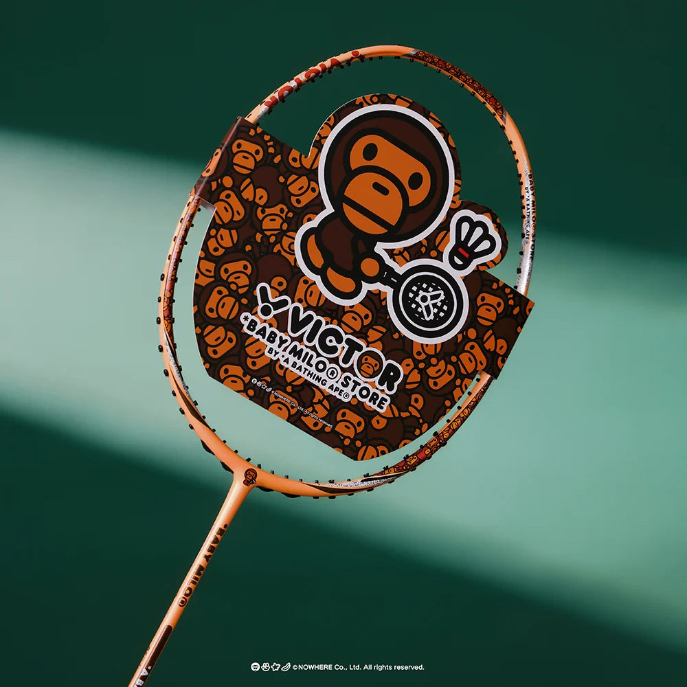 Victor x Baby Milo Auraspeed (ARS-BABYMILO-O) Badminton Racket - Milo Orange Unstrung Victor