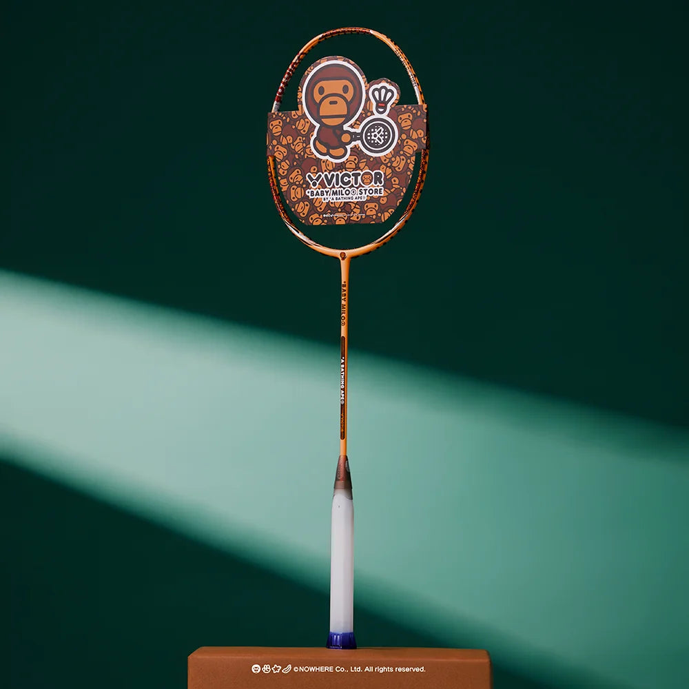 Victor x Baby Milo Auraspeed (ARS-BABYMILO-O) Badminton Racket - Milo Orange Unstrung Victor
