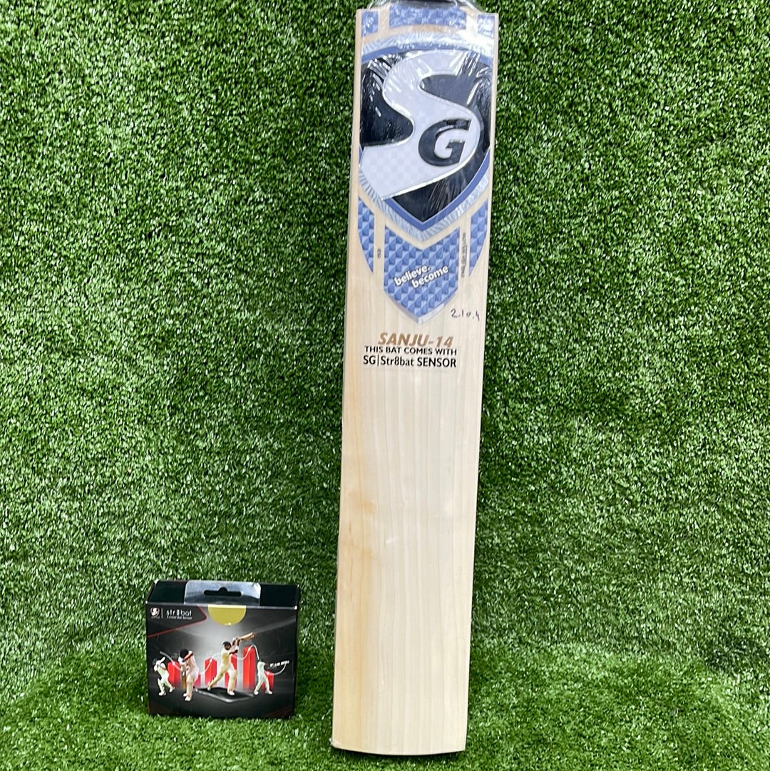 SG Sanju Samson 14 Original Players Cricket Bat (With SG|Str8bat Sensor)
