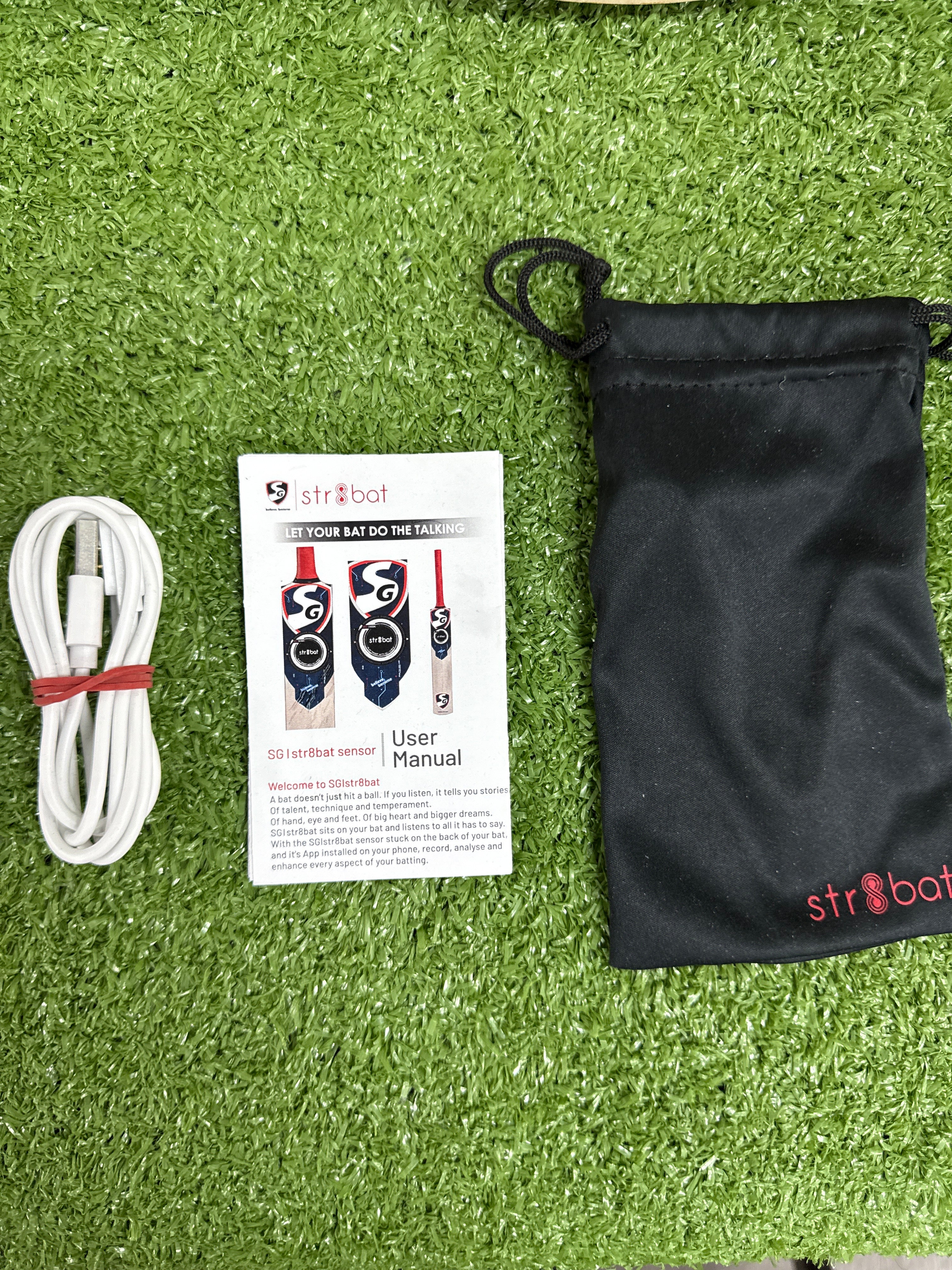 SG HP 250 English Willow Cricket Bat with STR8Bat Sensor