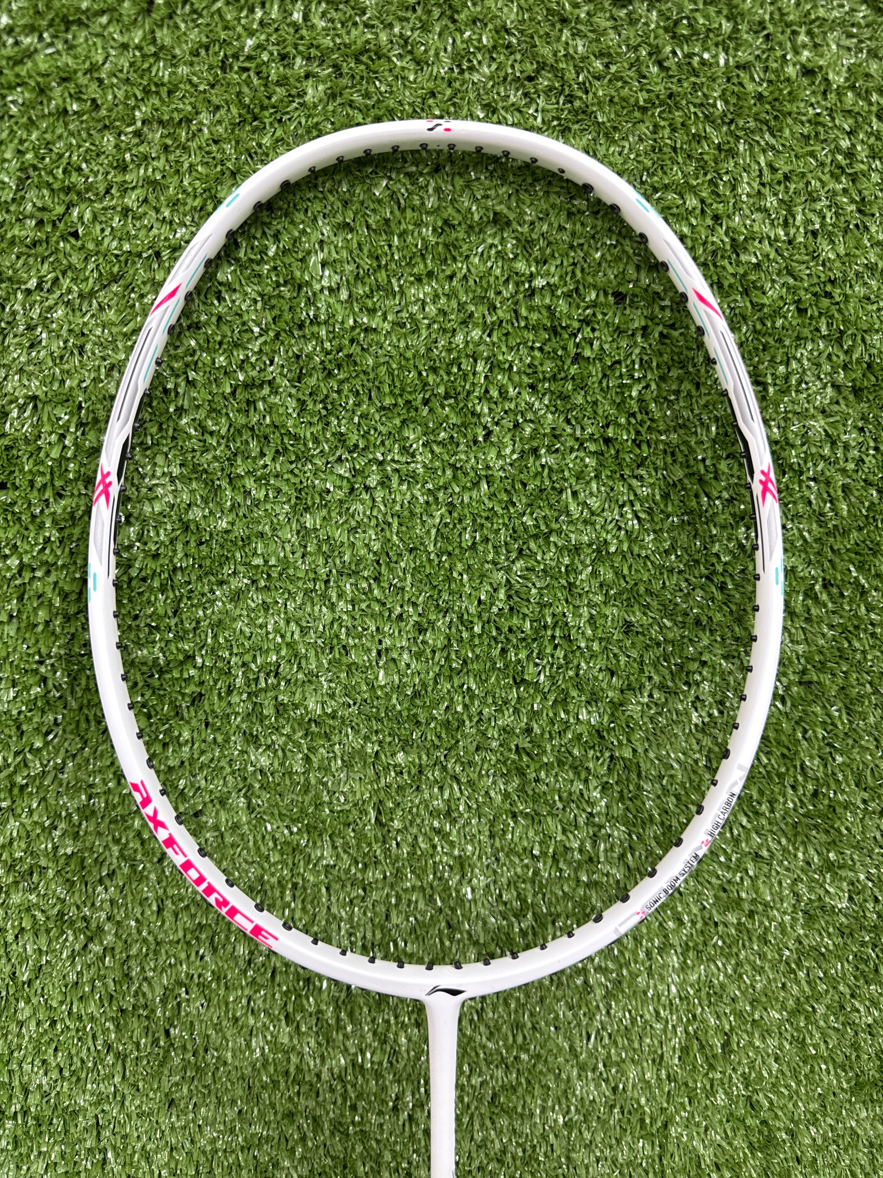 Li-Ning Axforce Cannon Light 4U Badminton Racket - White, Unstrung