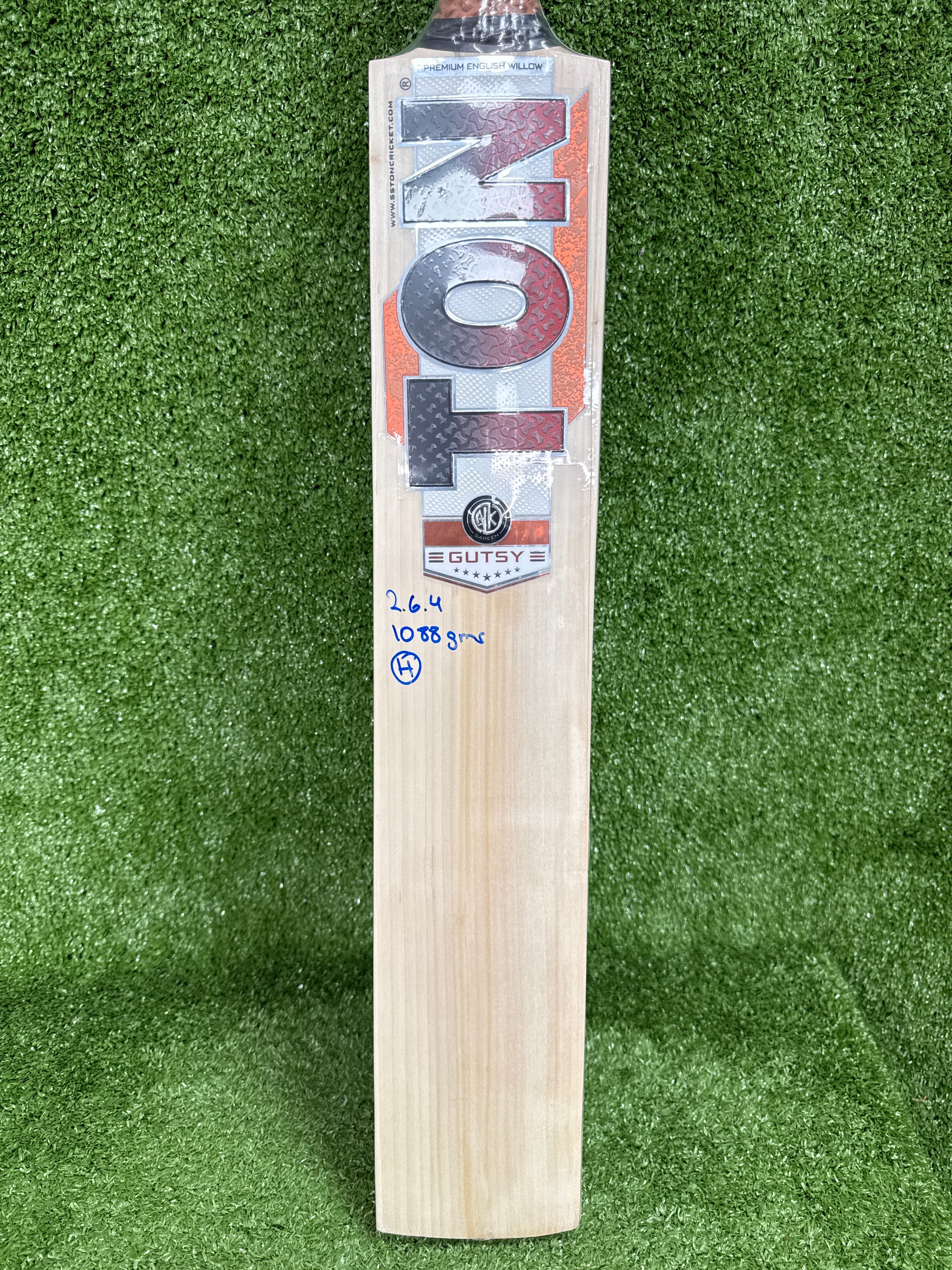 SS TON Gutsy Youth English Willow Cricket Bat Harrow by SS - side view - TopCricketStore
