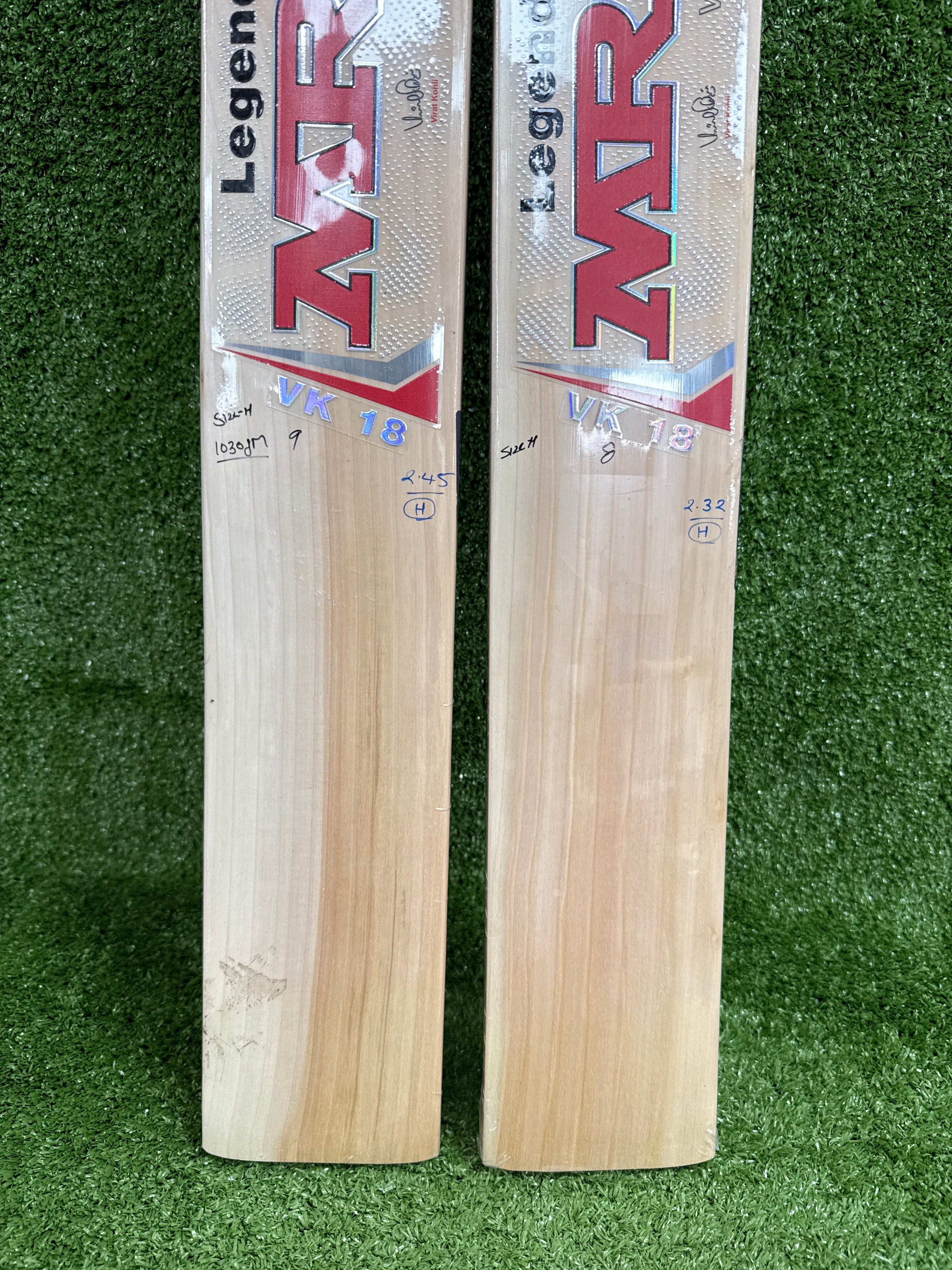MRF Legend VK 18 Harrow Junior / Youth English Willow Cricket Bat