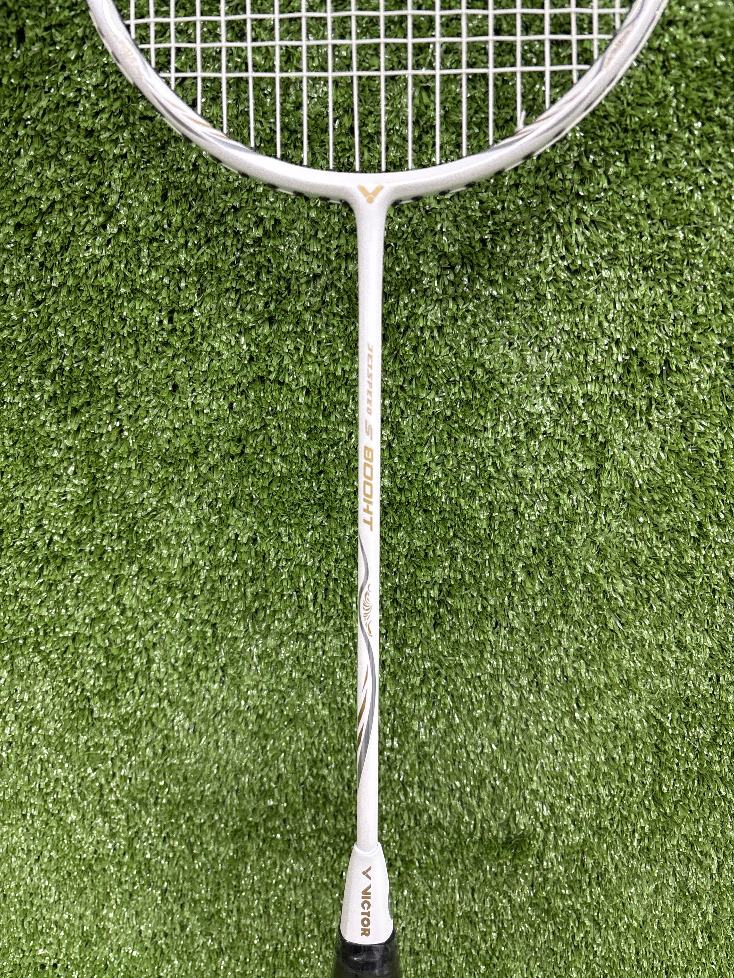 Victor JetSpeed S 800HT A Badminton Racket by Victor - back view - TopCricketStore