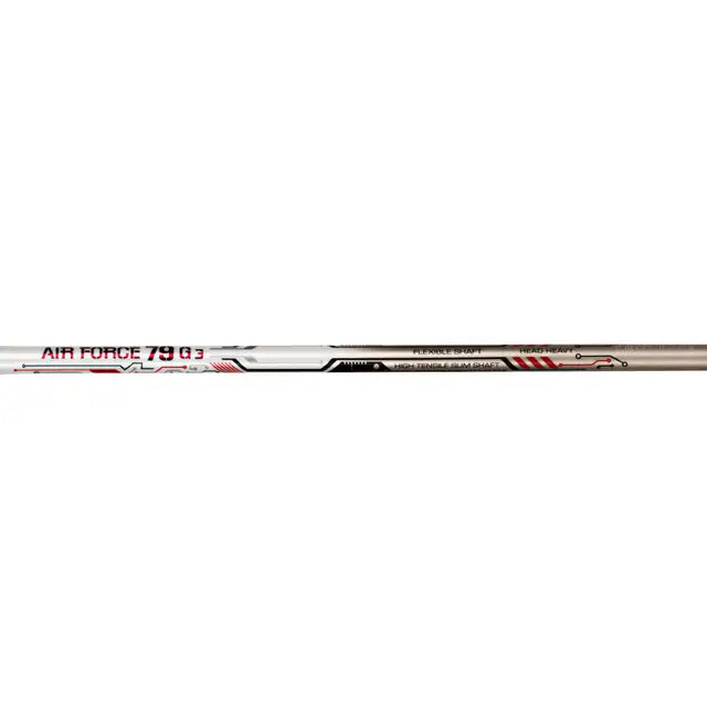 Li-Ning Air Force 79 G3 Badminton Racket Prestrung (White/Gold/Red) by Li-Ning - packaging view - TopCricketStore