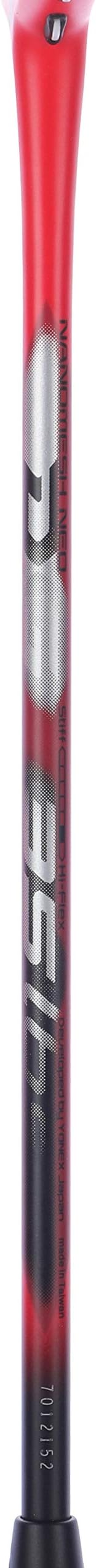 Yonex Astrox 3DG Red/Black Badminton Racket Prestrung - Made in Taiwan by Yonex - packaging view - TopCricketStore