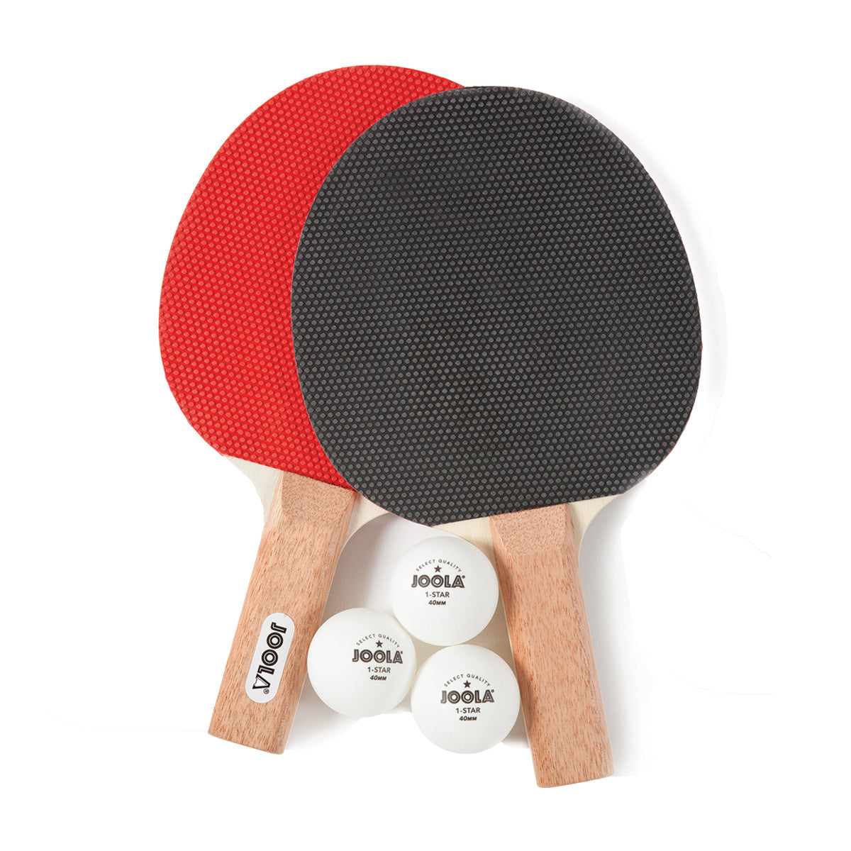 JOOLA Essentials Duel table tennis set with two rackets and three balls