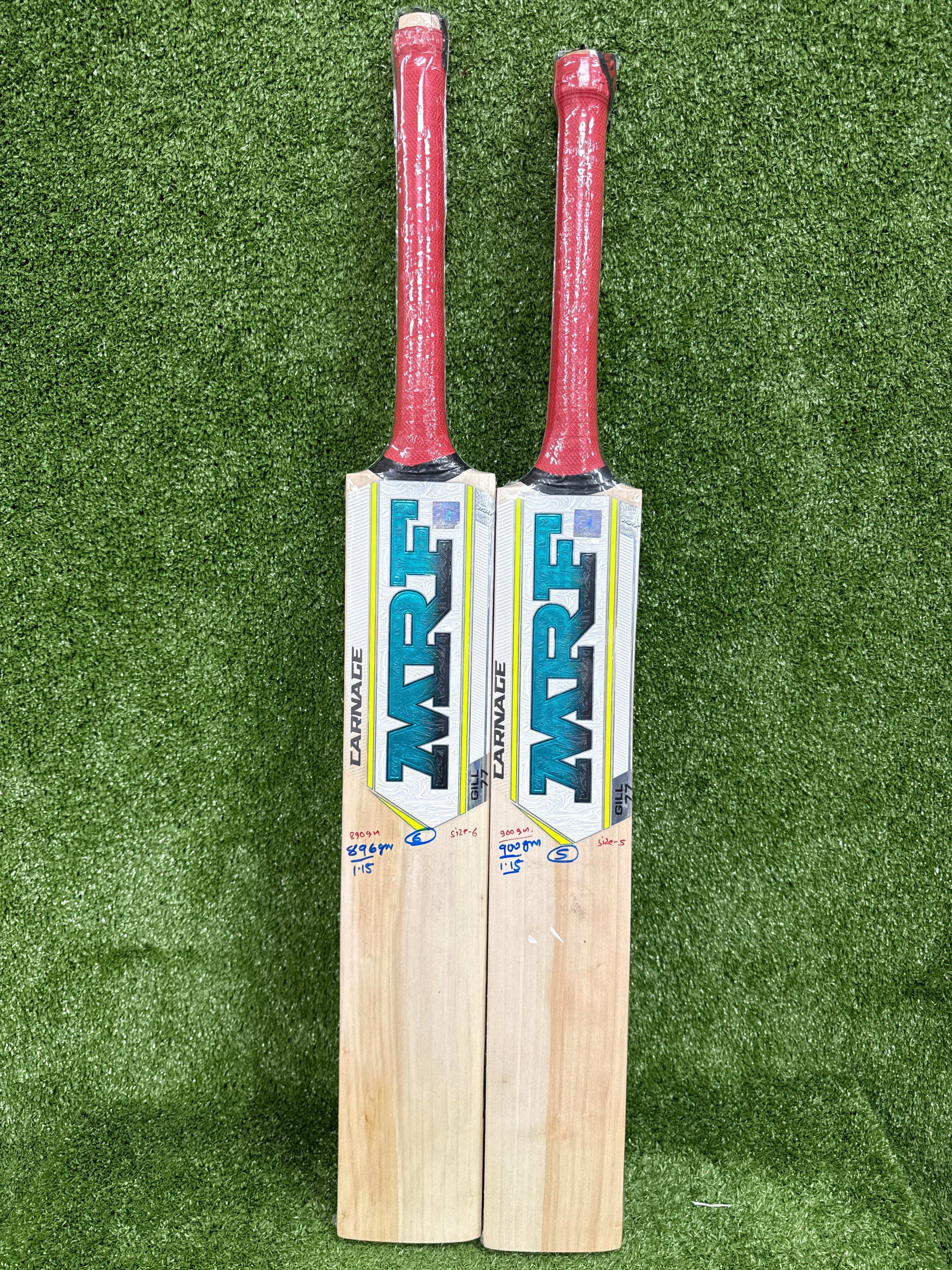 MRF Carnage GILL 77 Junior / Youth English Willow Cricket Bat