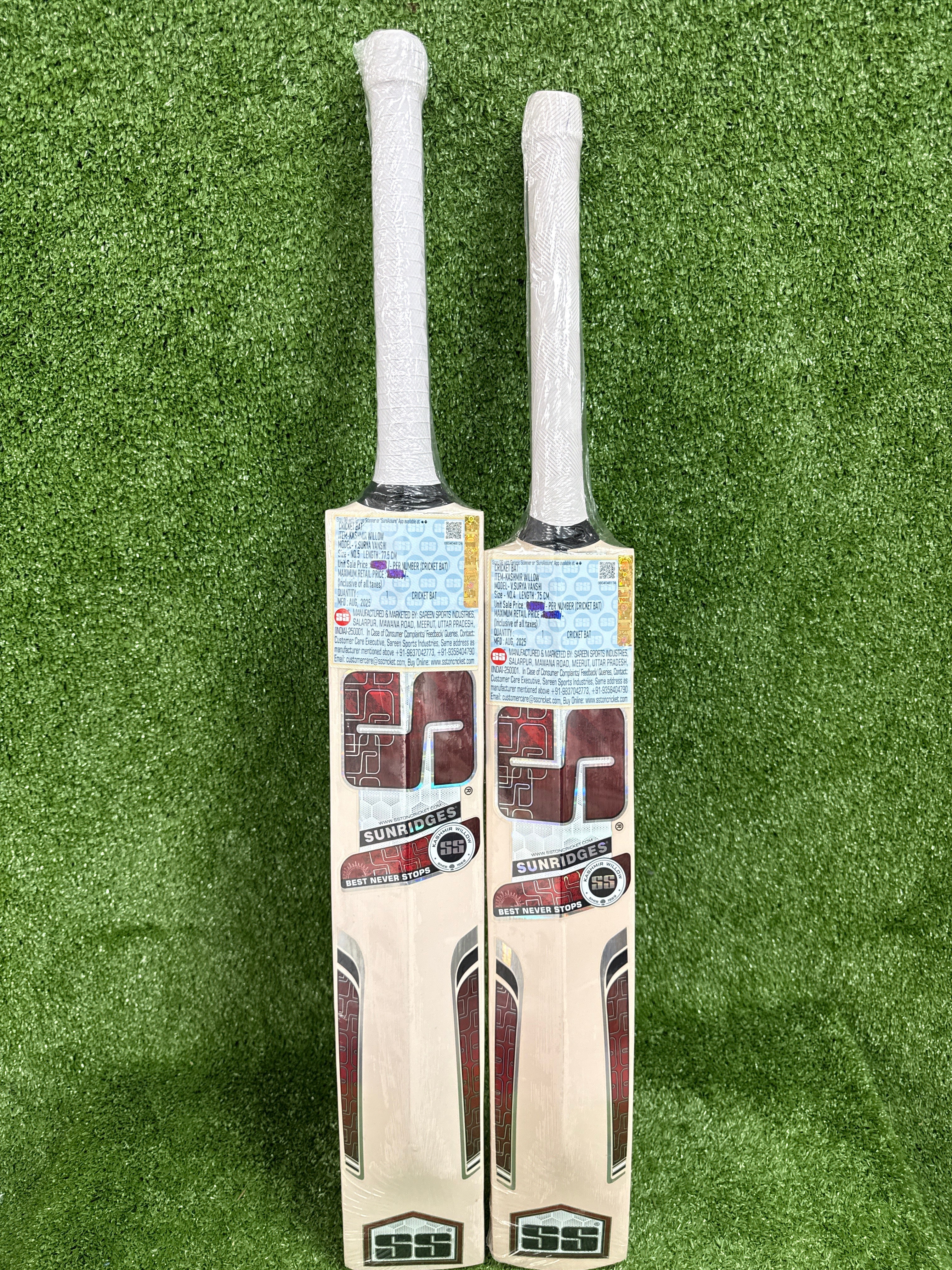 SS Vaibhav Suryavanshi Junior / Youth Kashmir Willow Cricket Bat