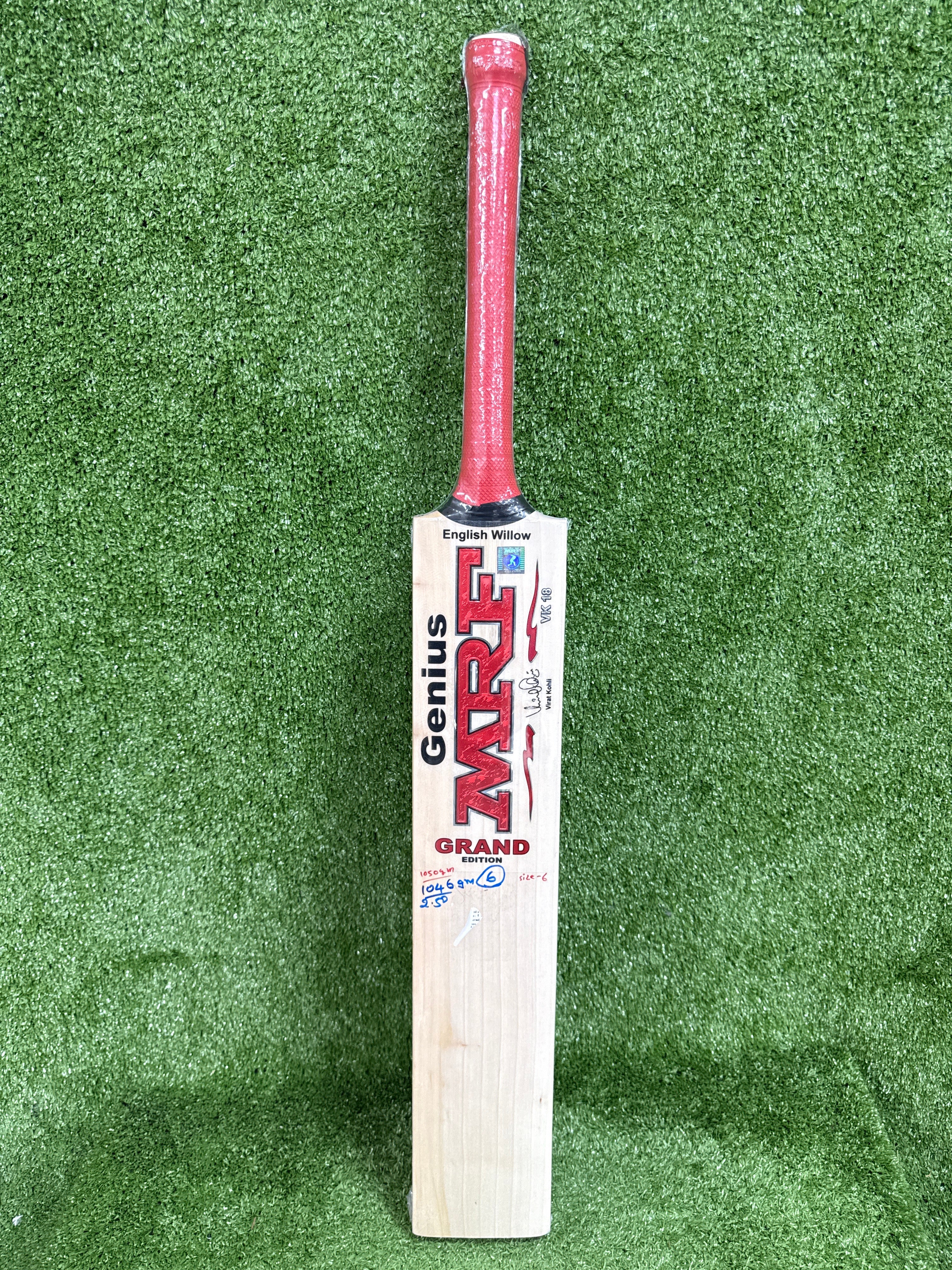 MRF Genius Grand Edition Junior Cricket Bat | English Willow
