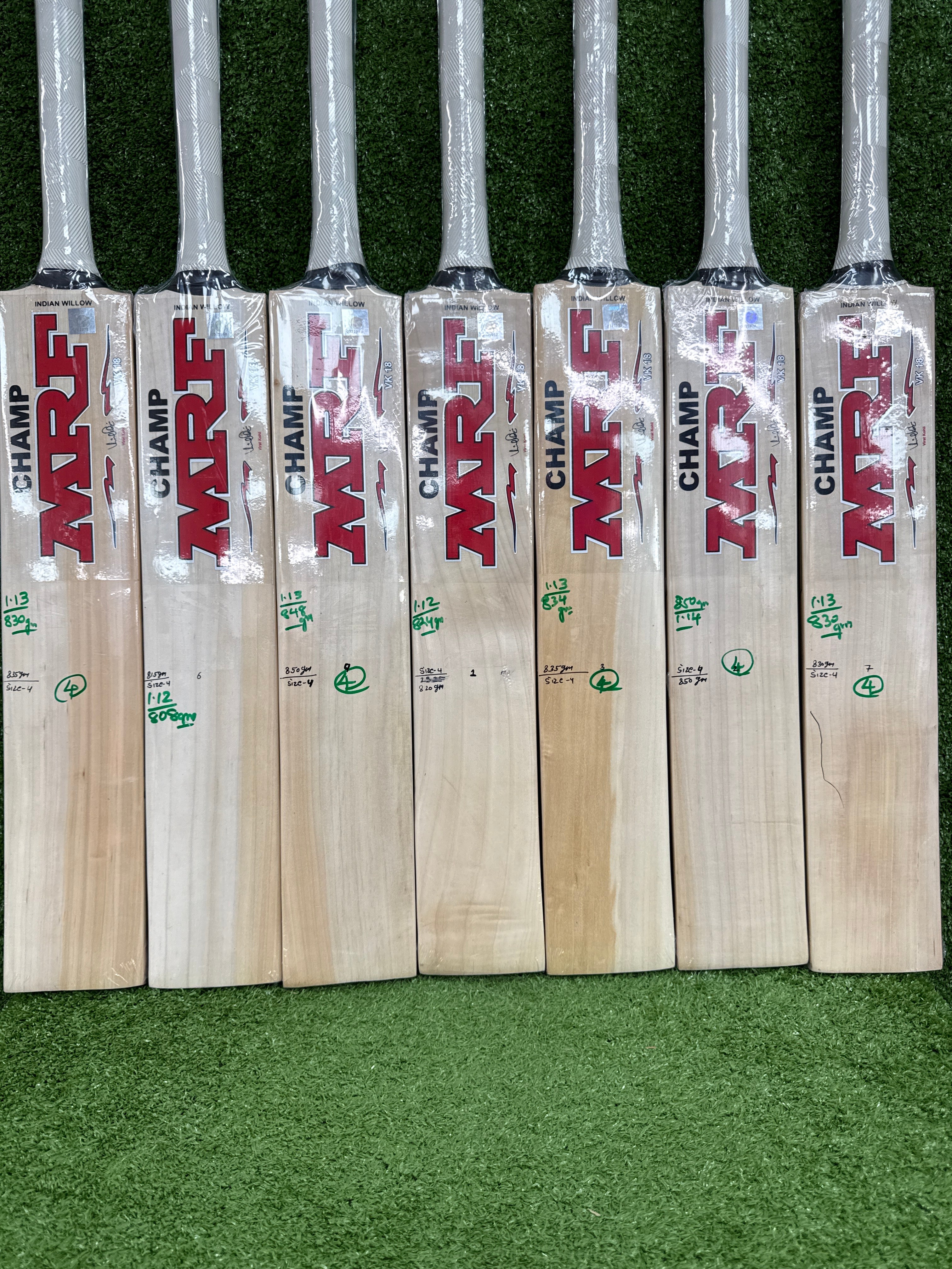 MRF Champ VK18 Junior / Youth Cricket Bat | Virat Kohli Kashmir Willow