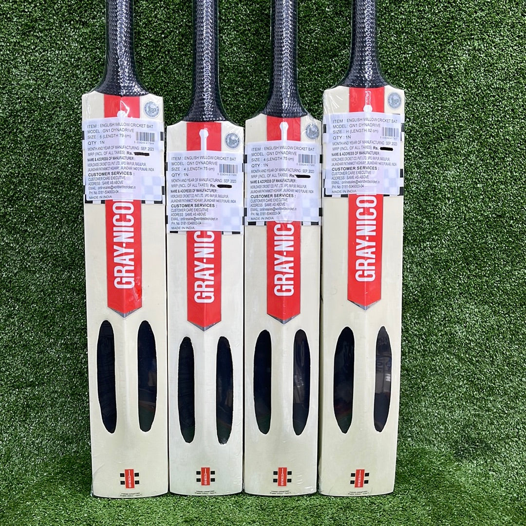 Gray-Nicolls GN1 Dynadrive Junior / Youth English Willow Cricket Bat