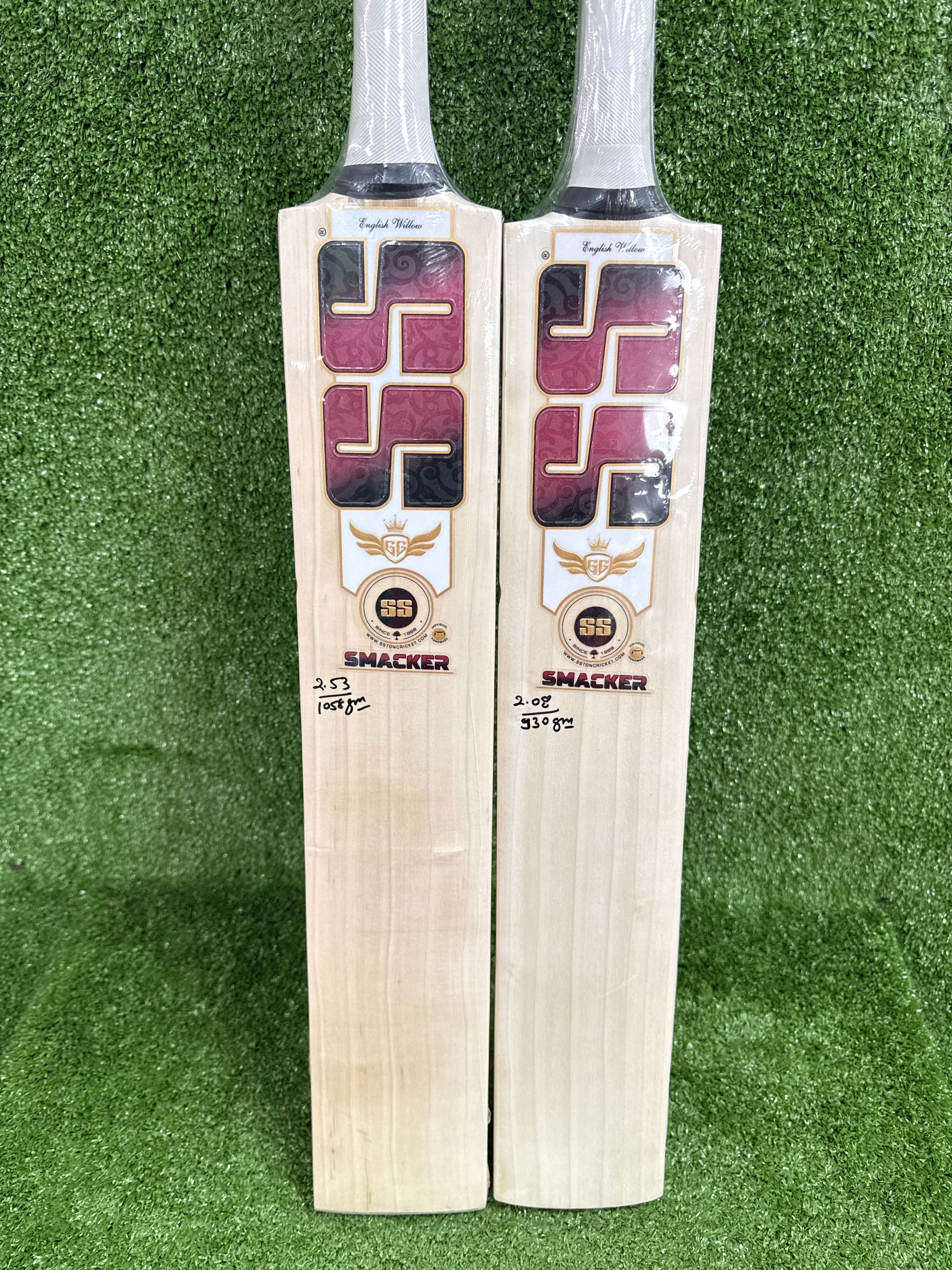 SS GG Smacker Youth Harrow English Willow Cricket Bat (Red Sticker)