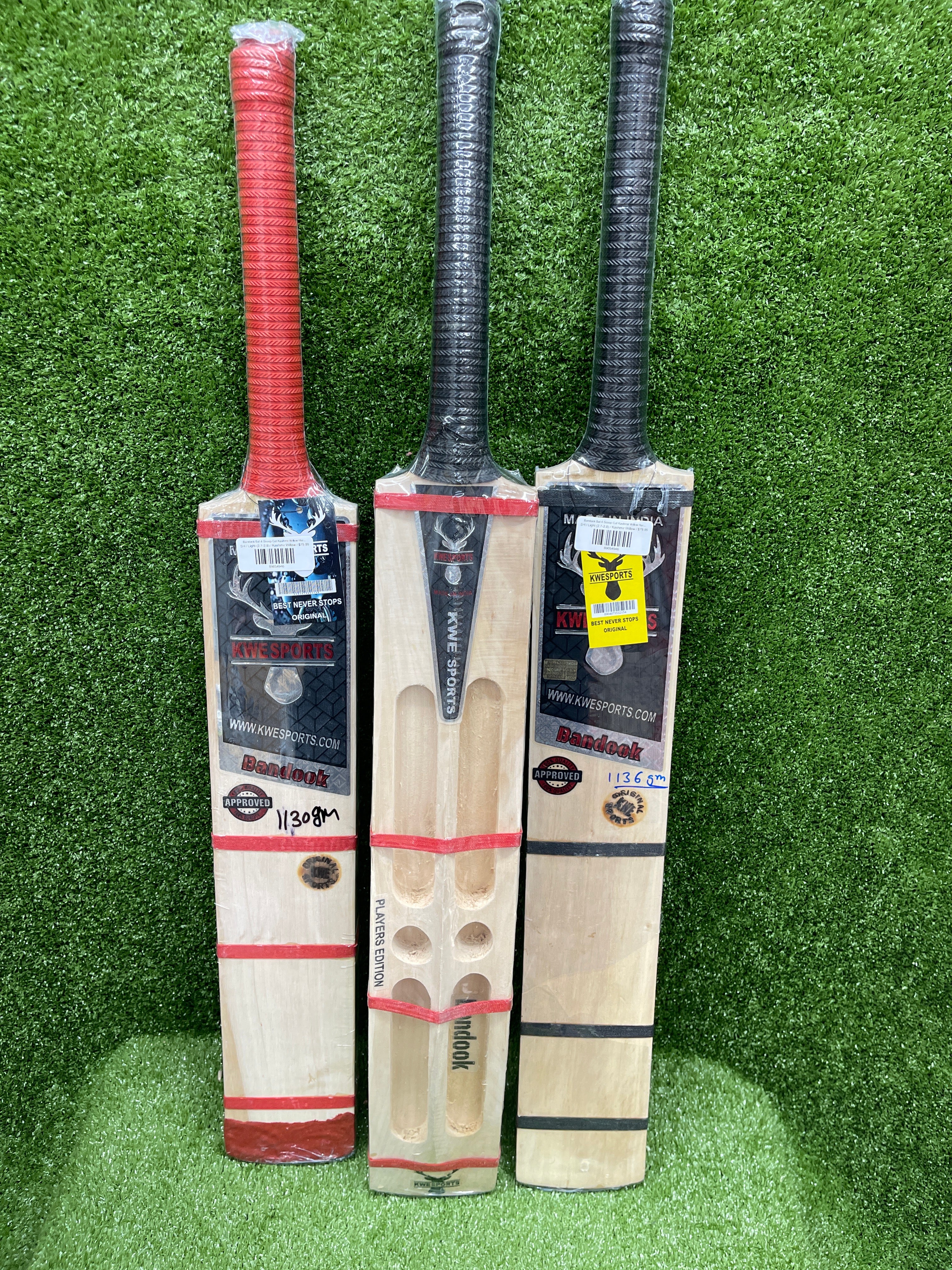 Bandook Player Edition Scoop Cut Kashmir Willow Hard Tennis Bat
