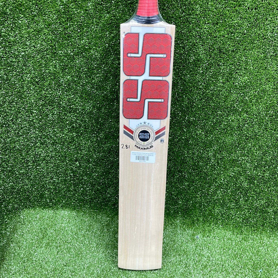 SS Core Maximus Cricket Bat Red Sticker