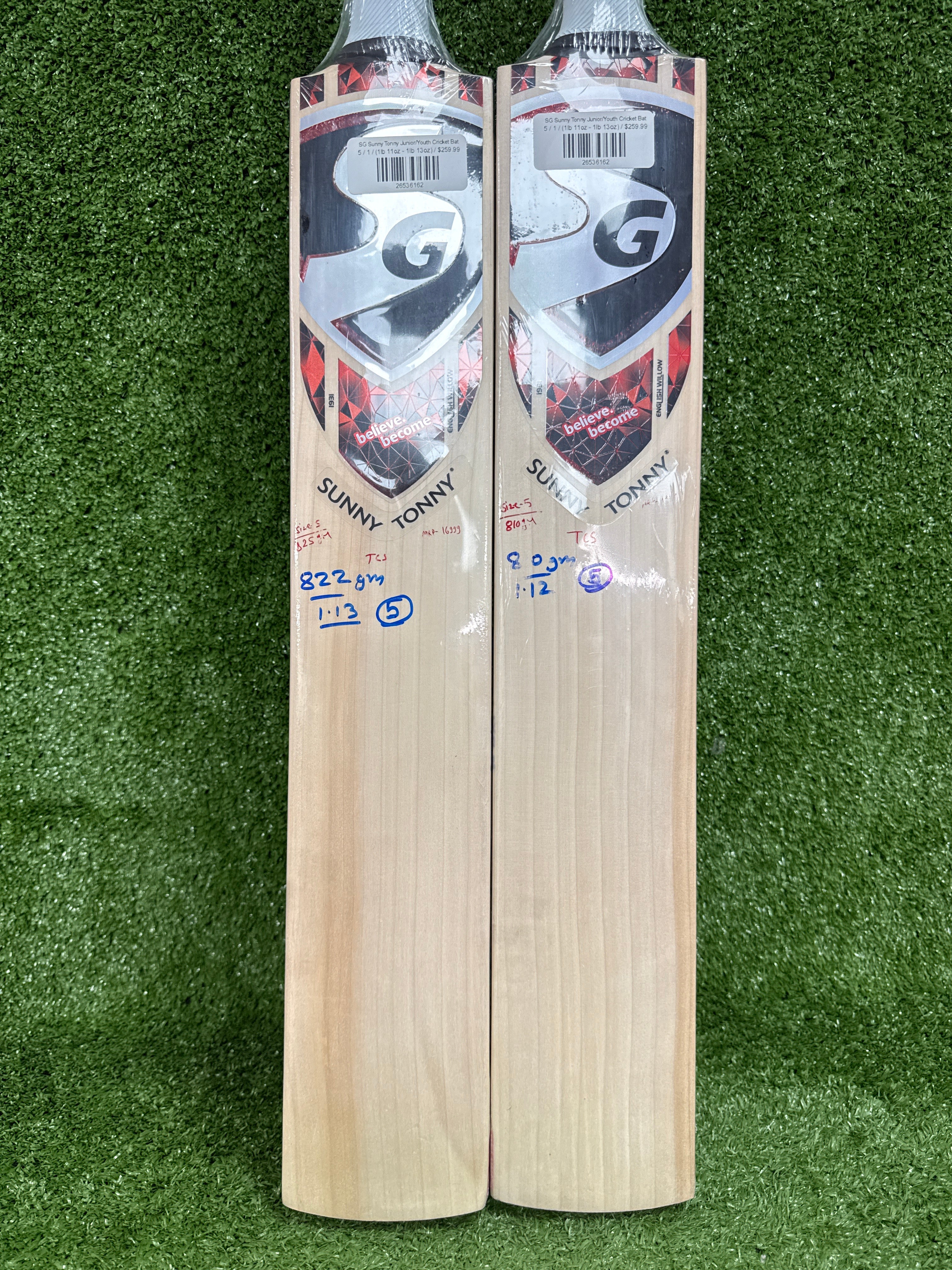 SG Sunny Tonny English Willow Junior Cricket Bat